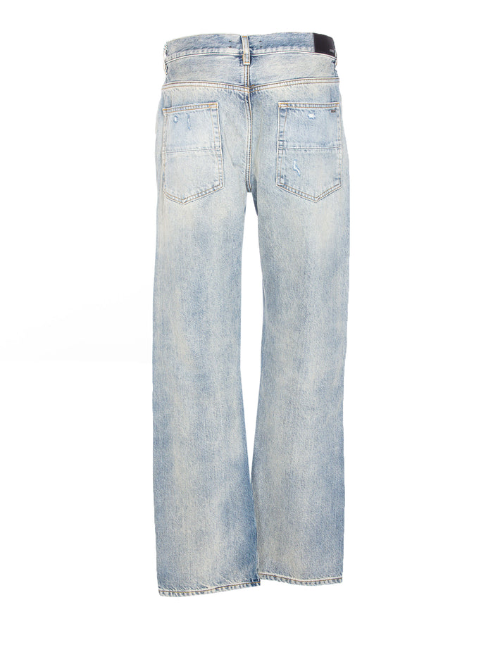 Amiri Jeans Blue Cotton