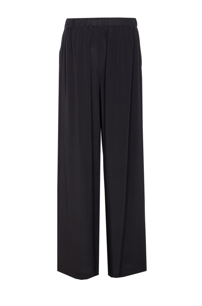 Max Mara Trousers Black Silk