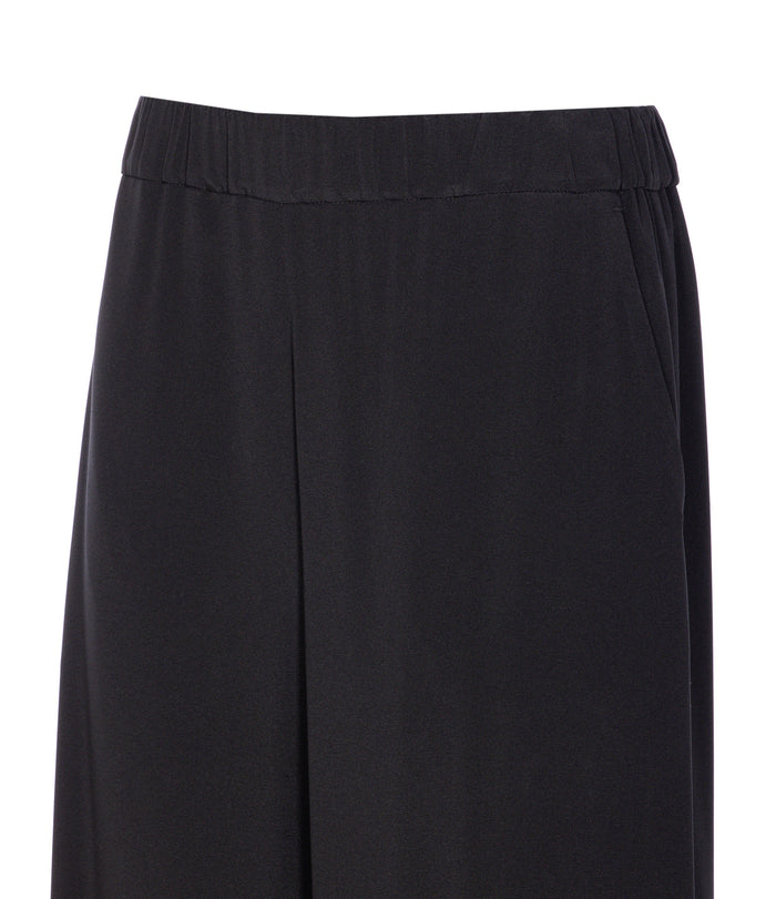 Max Mara Trousers Black Silk