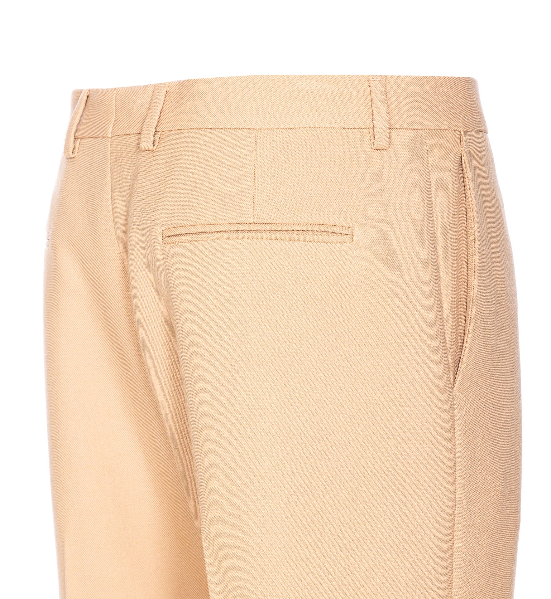 Valentino Garavani Trousers Beige Virgin Wool