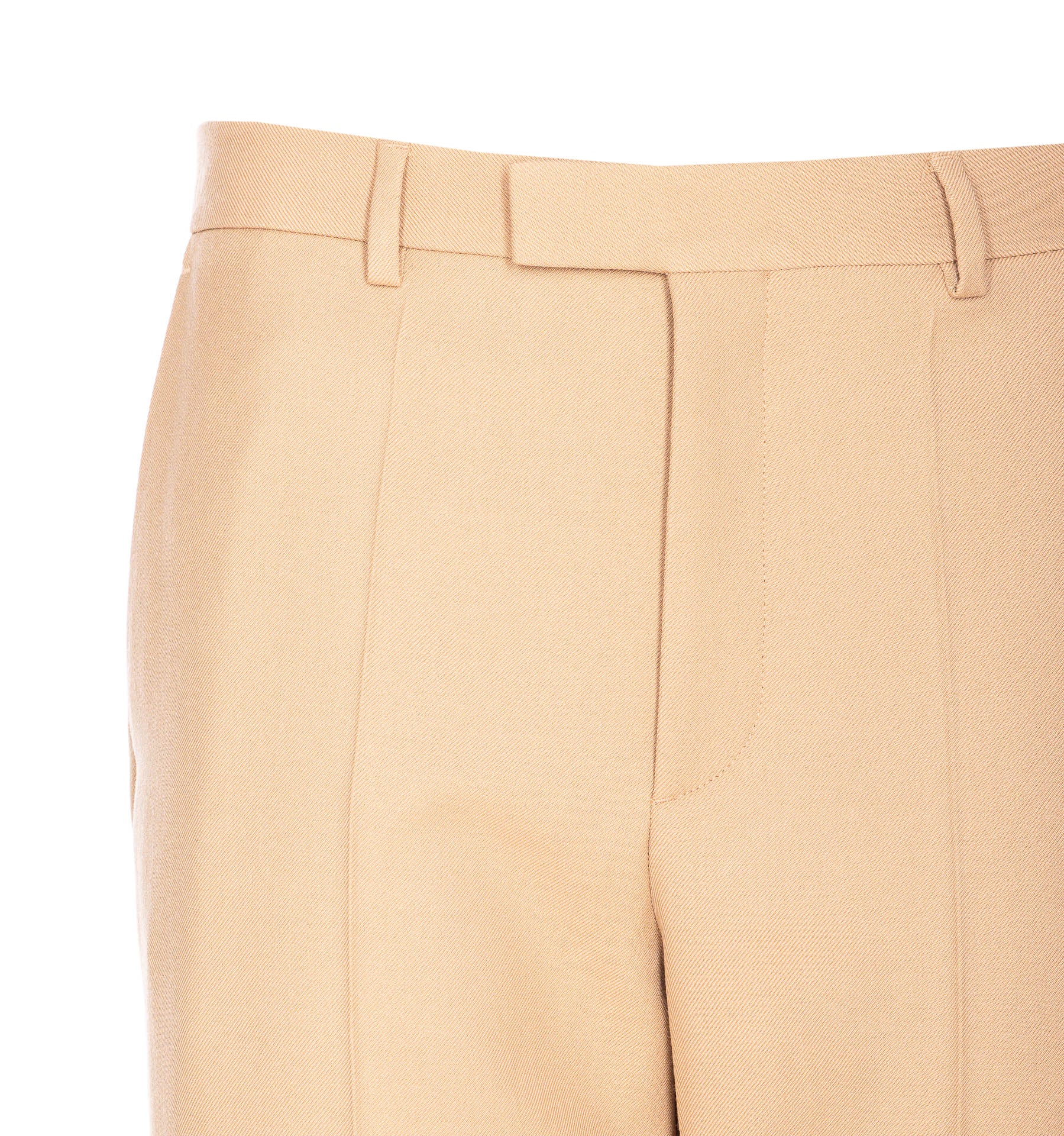 Valentino Garavani Trousers Beige Virgin Wool