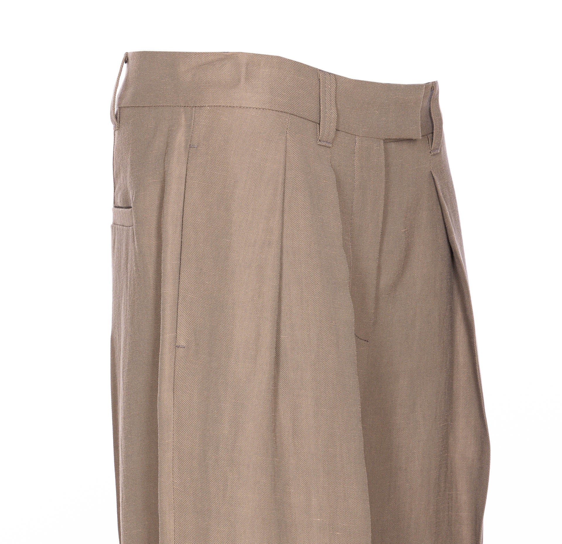 Brunello Cucinelli Trousers Beige Viscose