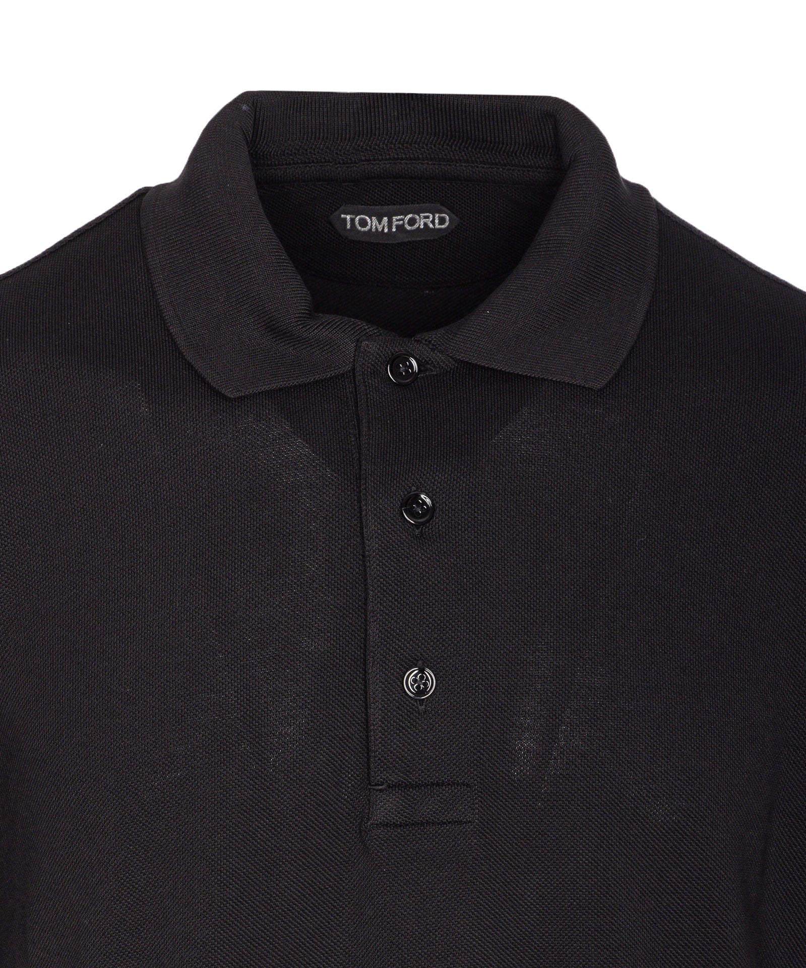 Tom Ford T-Shirts And Polos Black Lyocell