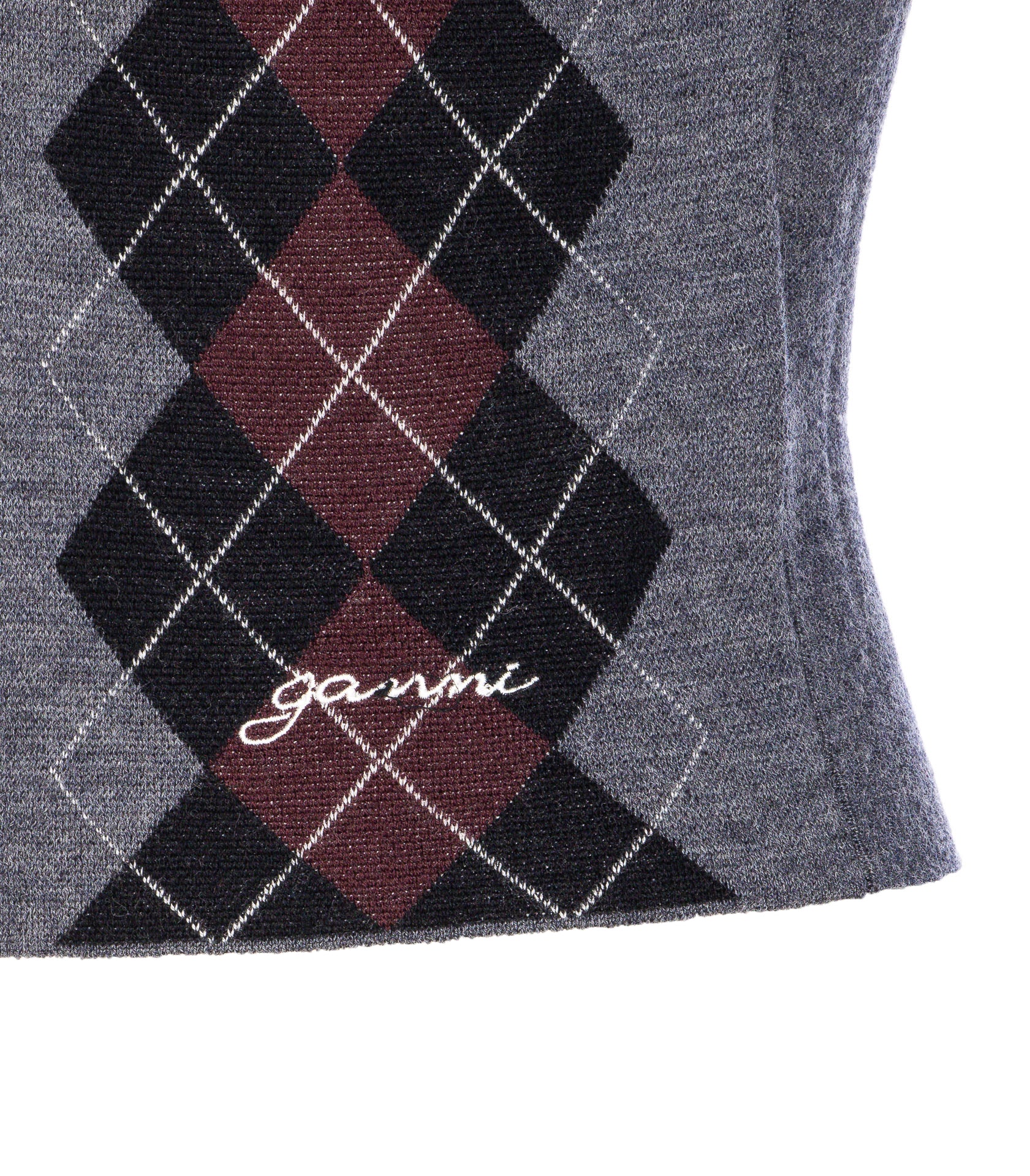Ganni Sweaters Grey Merino Wool