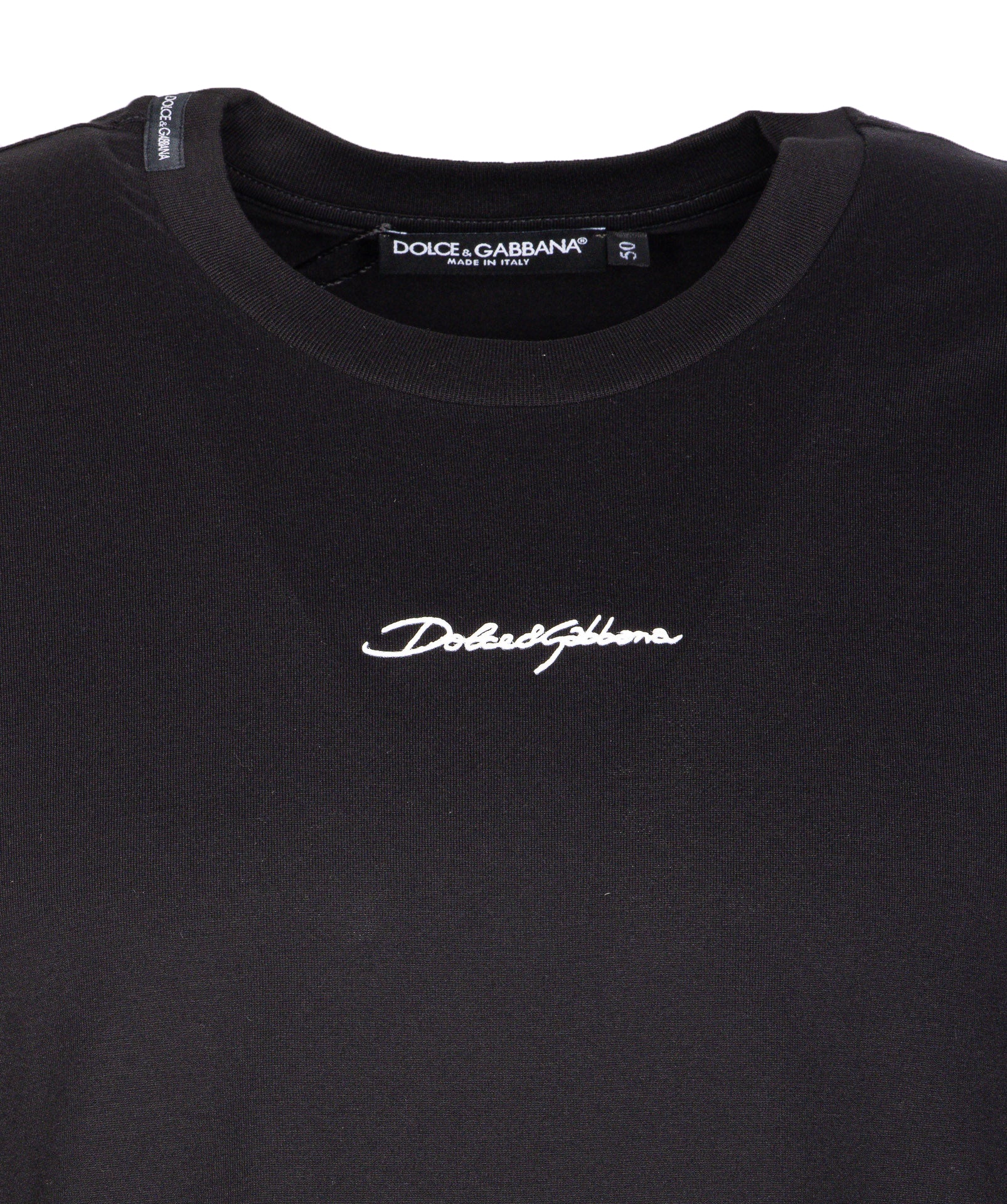 Dolce & Gabbana T-Shirts And Polos Black Cotton