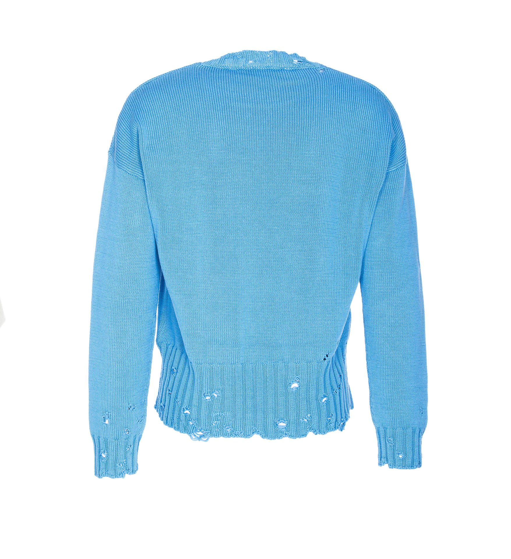 Marni Sweaters Blue Cotton