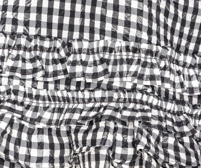 GANNI Top Black Recycled Polyester