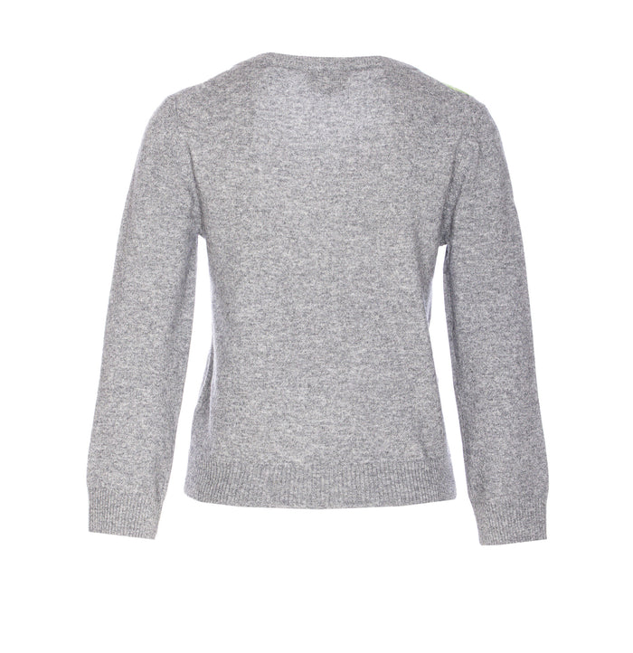 GANNI Sweaters Grey Merino Wool