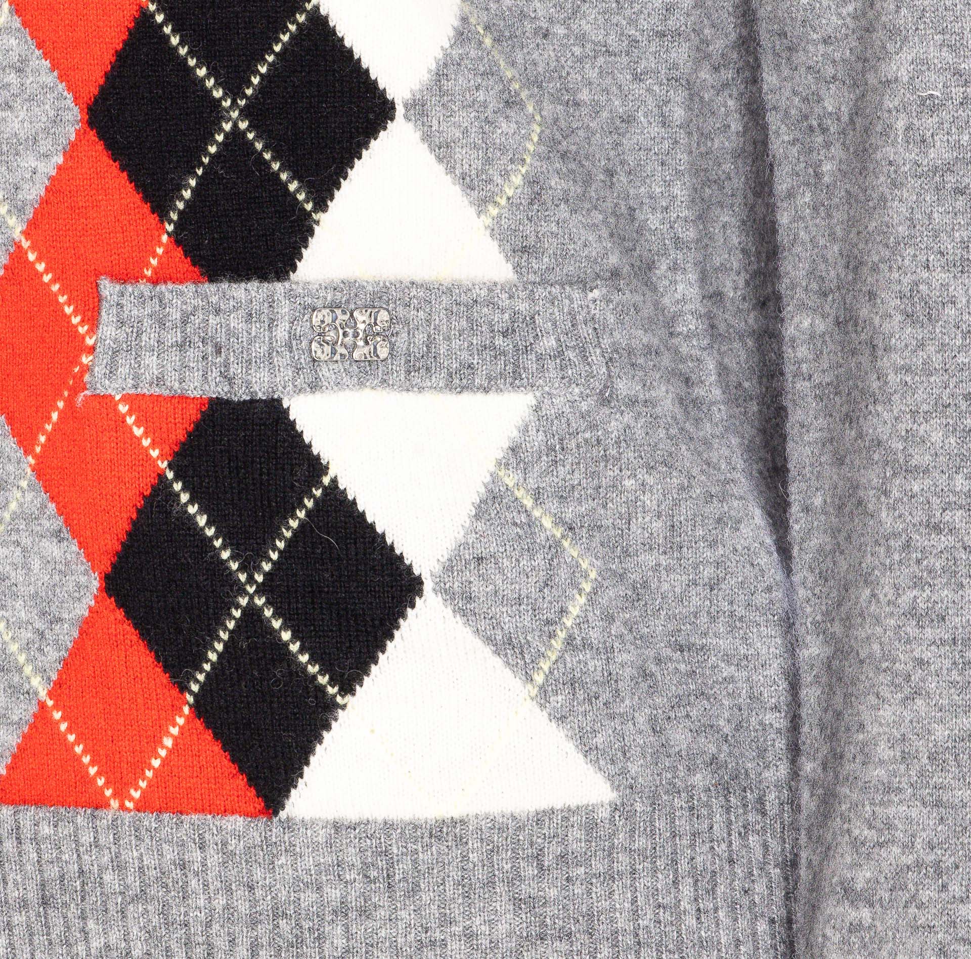 GANNI Sweaters Grey Merino Wool