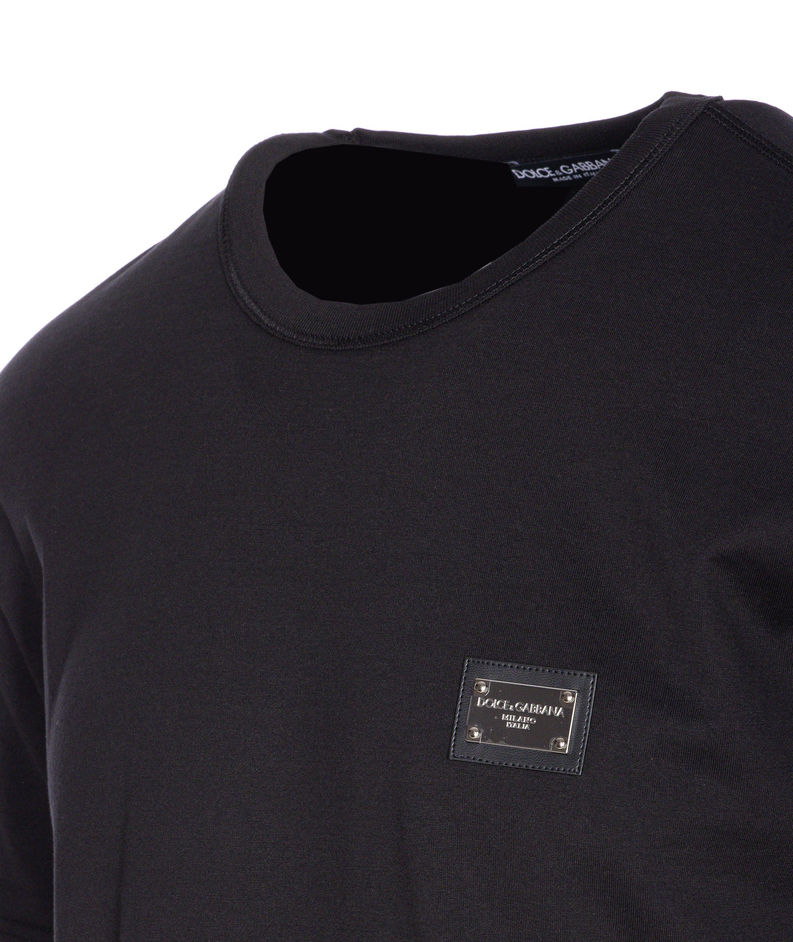 Dolce & Gabbana T-shirts and Polos Black Cotton