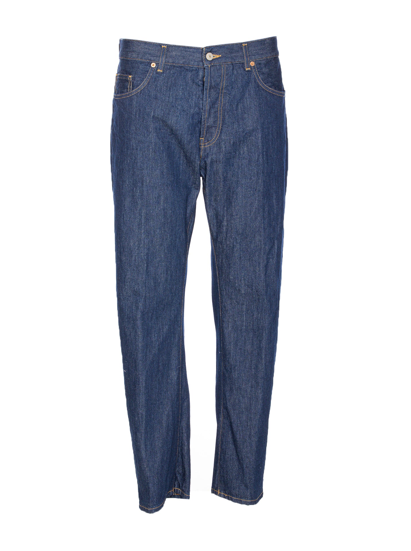 Dondup Trousers Blue Cotton