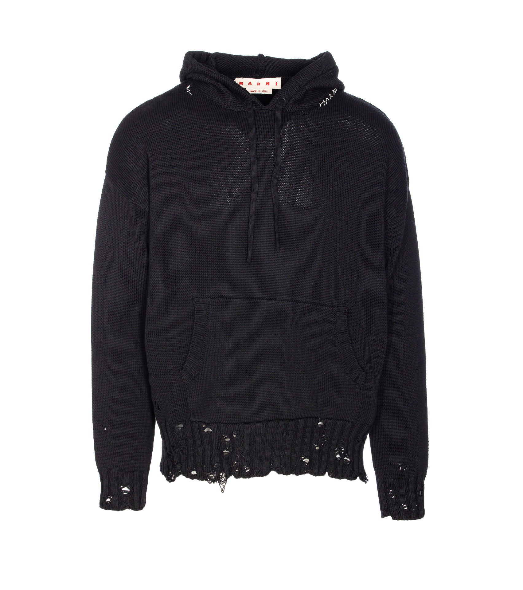 Marni Sweaters Black Cotton