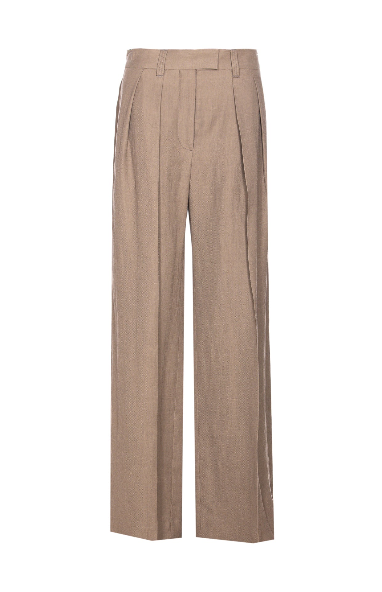 Brunello Cucinelli Trousers Beige Viscose
