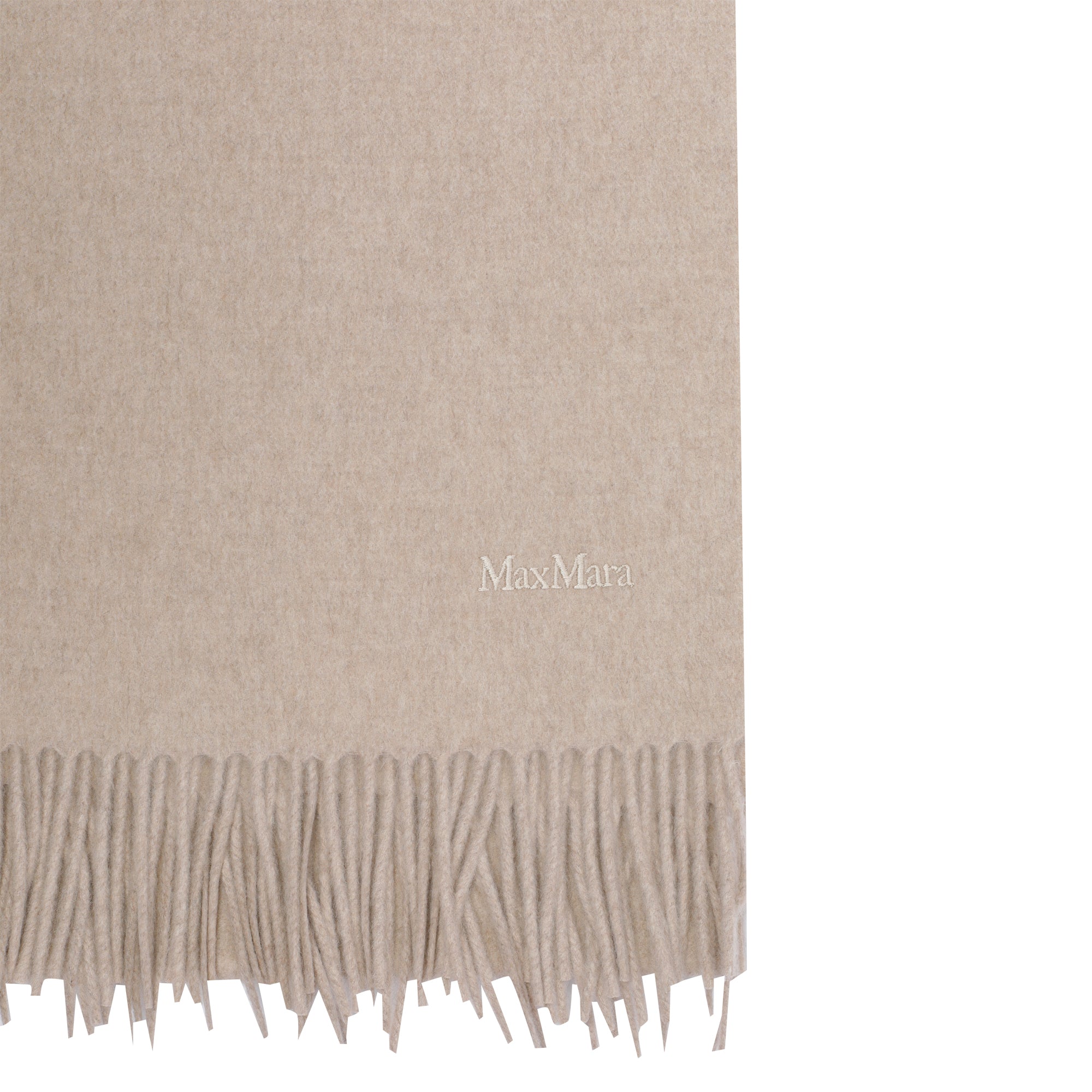 Max Mara Scarfs Beige Cashmere