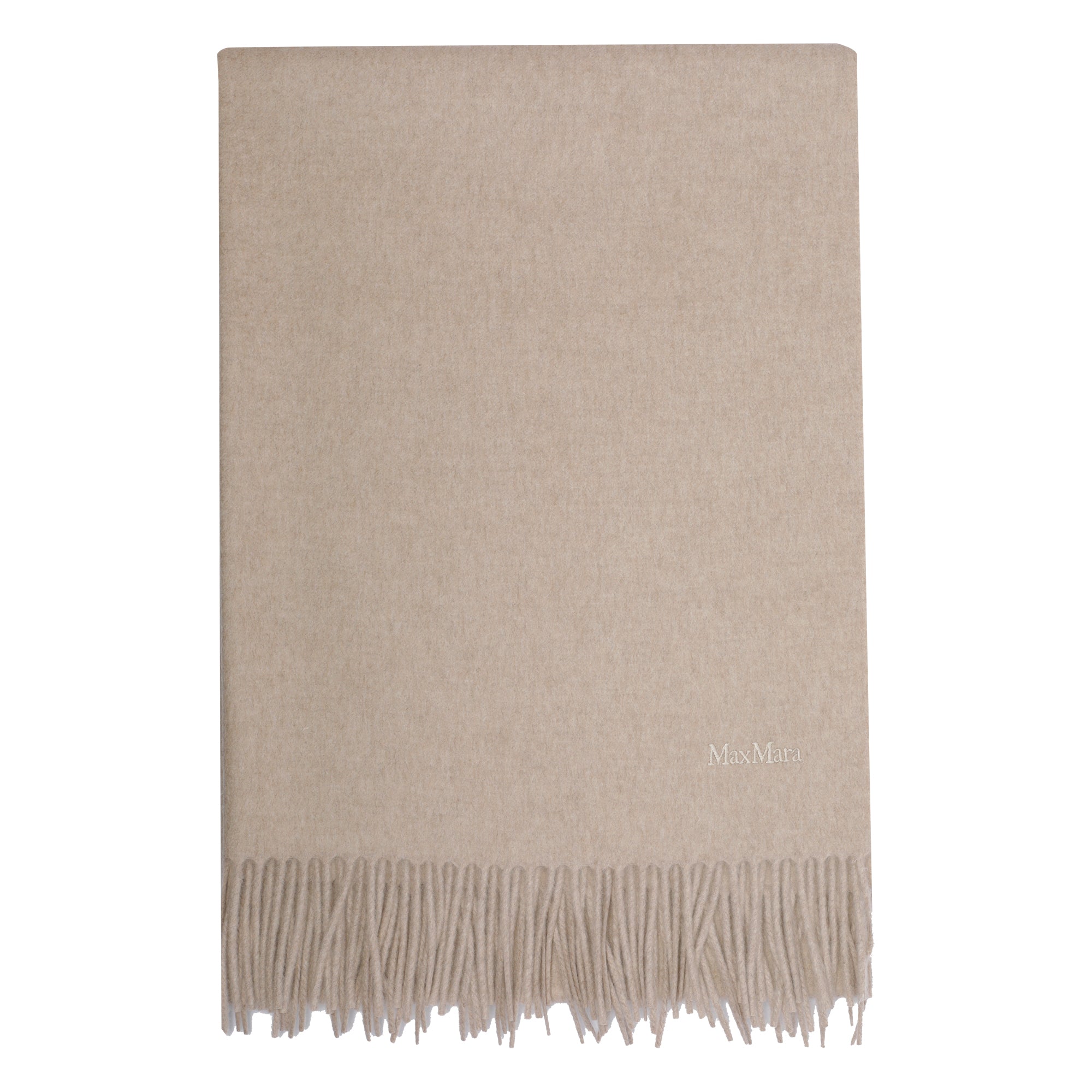 Max Mara Scarfs Beige Cashmere