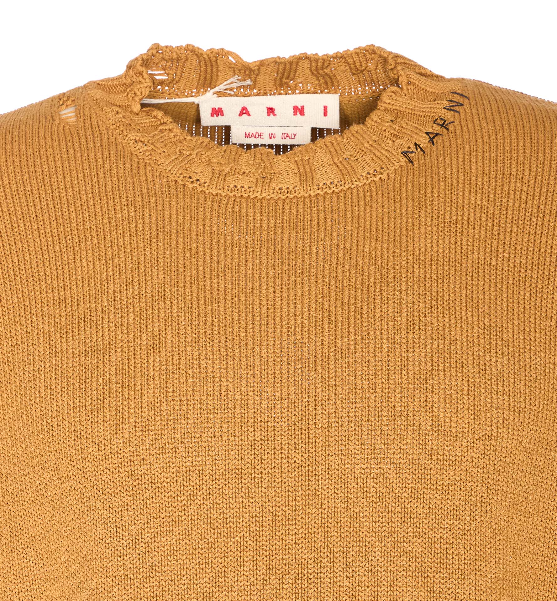 Marni Sweaters Yellow Cotton