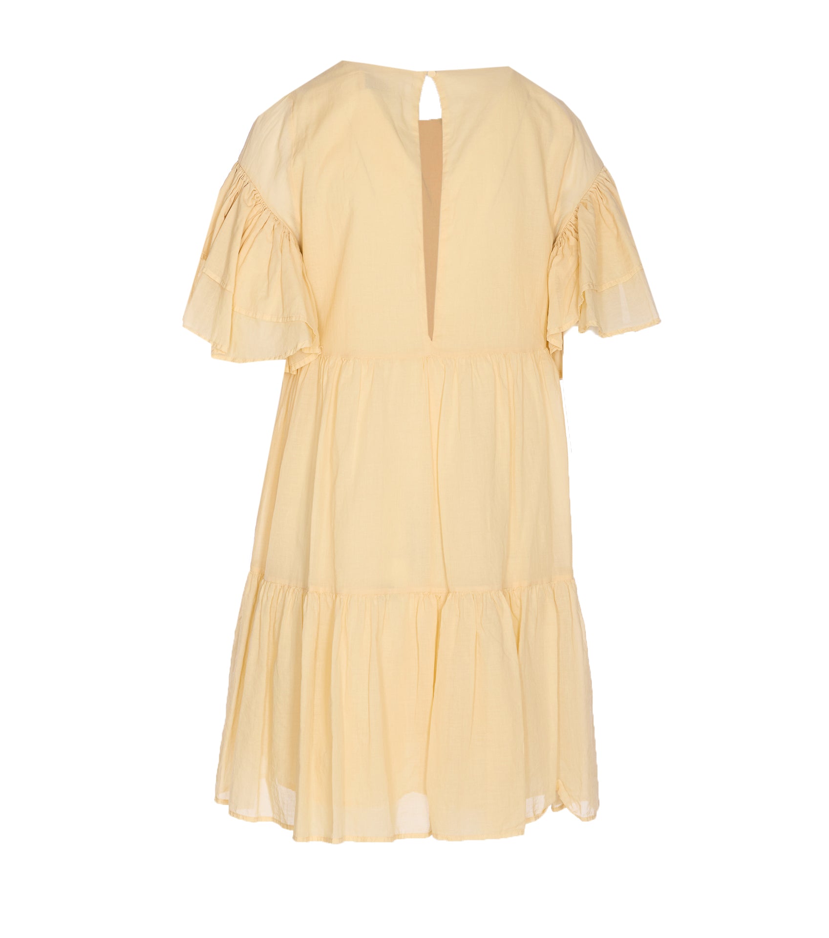 Aniye By Dresses Beige Cotton