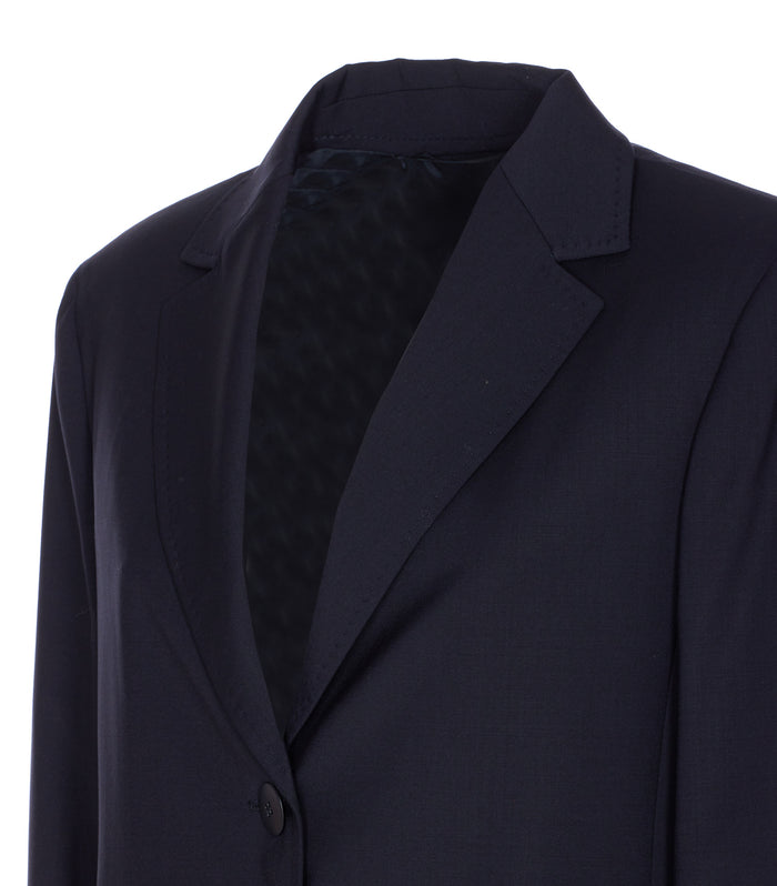Max Mara Studio Jackets Blue Virgin Wool