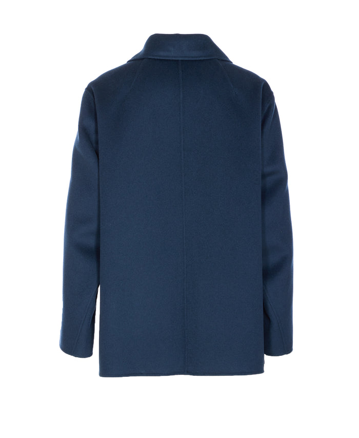 S Max Mara Jackets Blue Virgin Wool