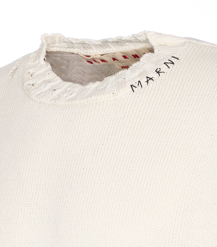 Marni Sweaters White Cotton