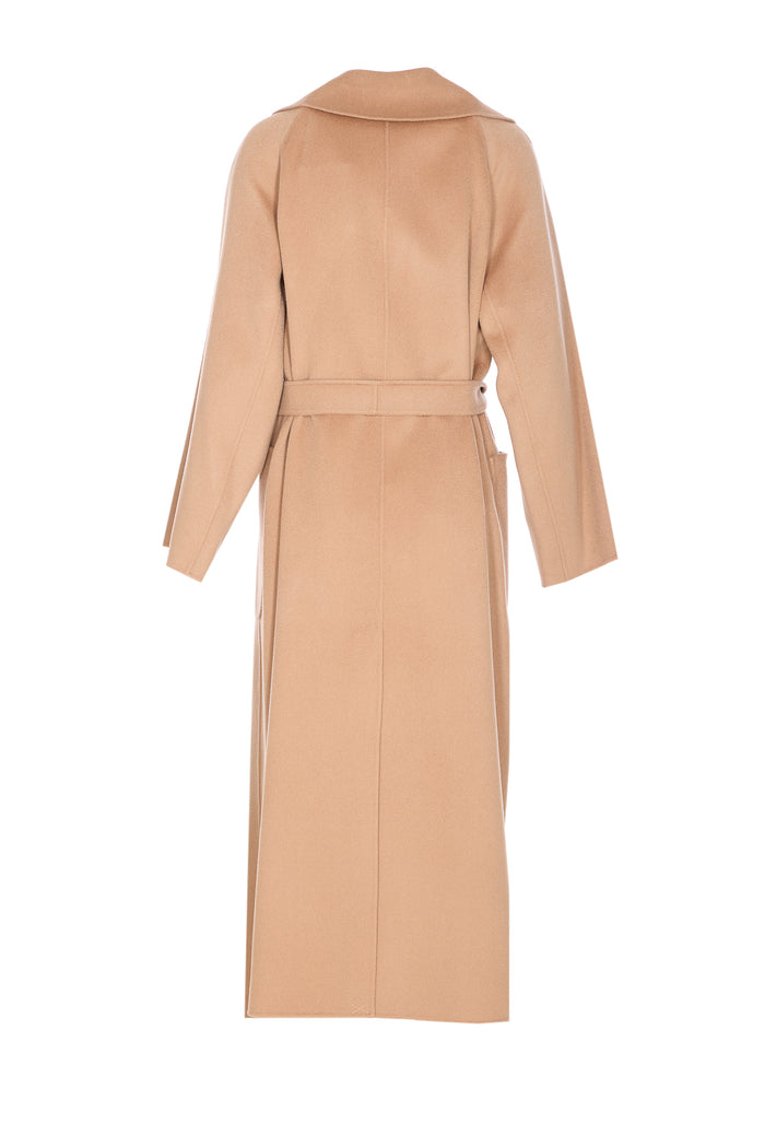 S Max Mara Coats Beige Virgin Wool