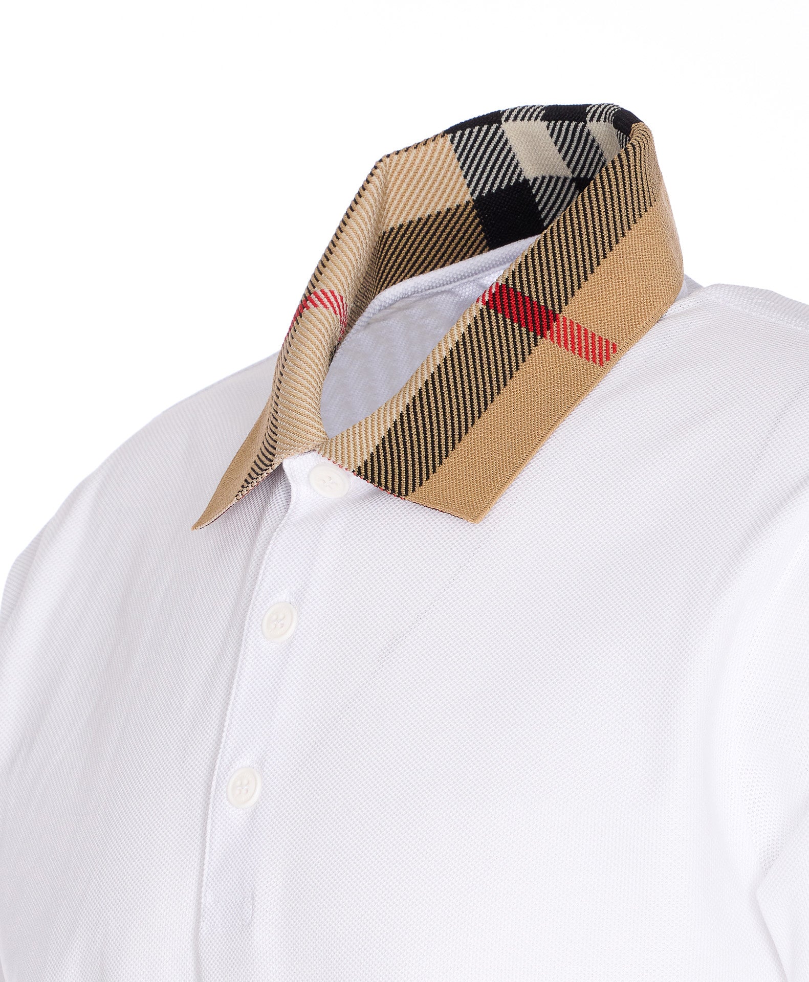 Burberry T-Shirts And Polos White Cotton