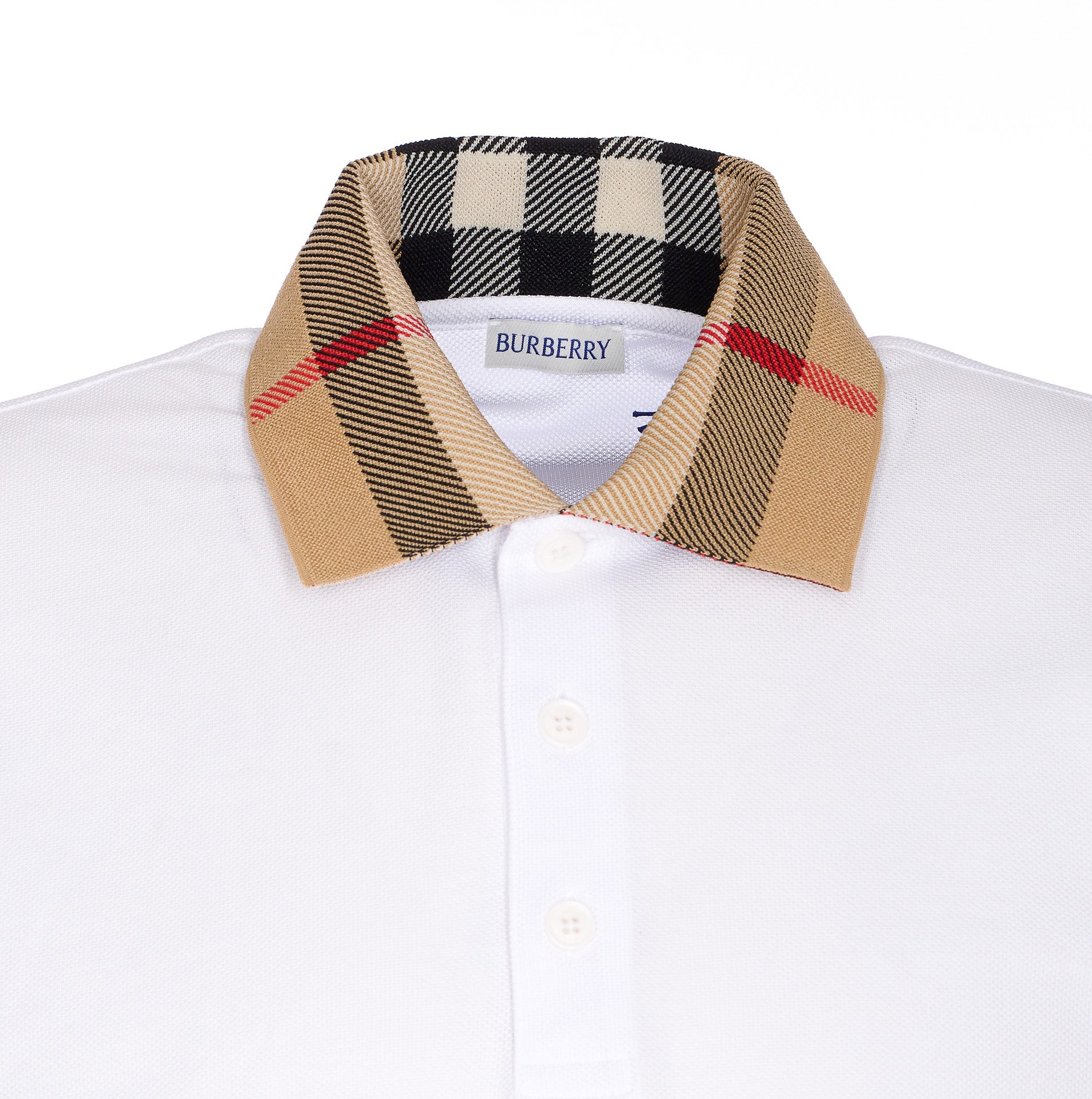 Burberry T-Shirts And Polos White Cotton