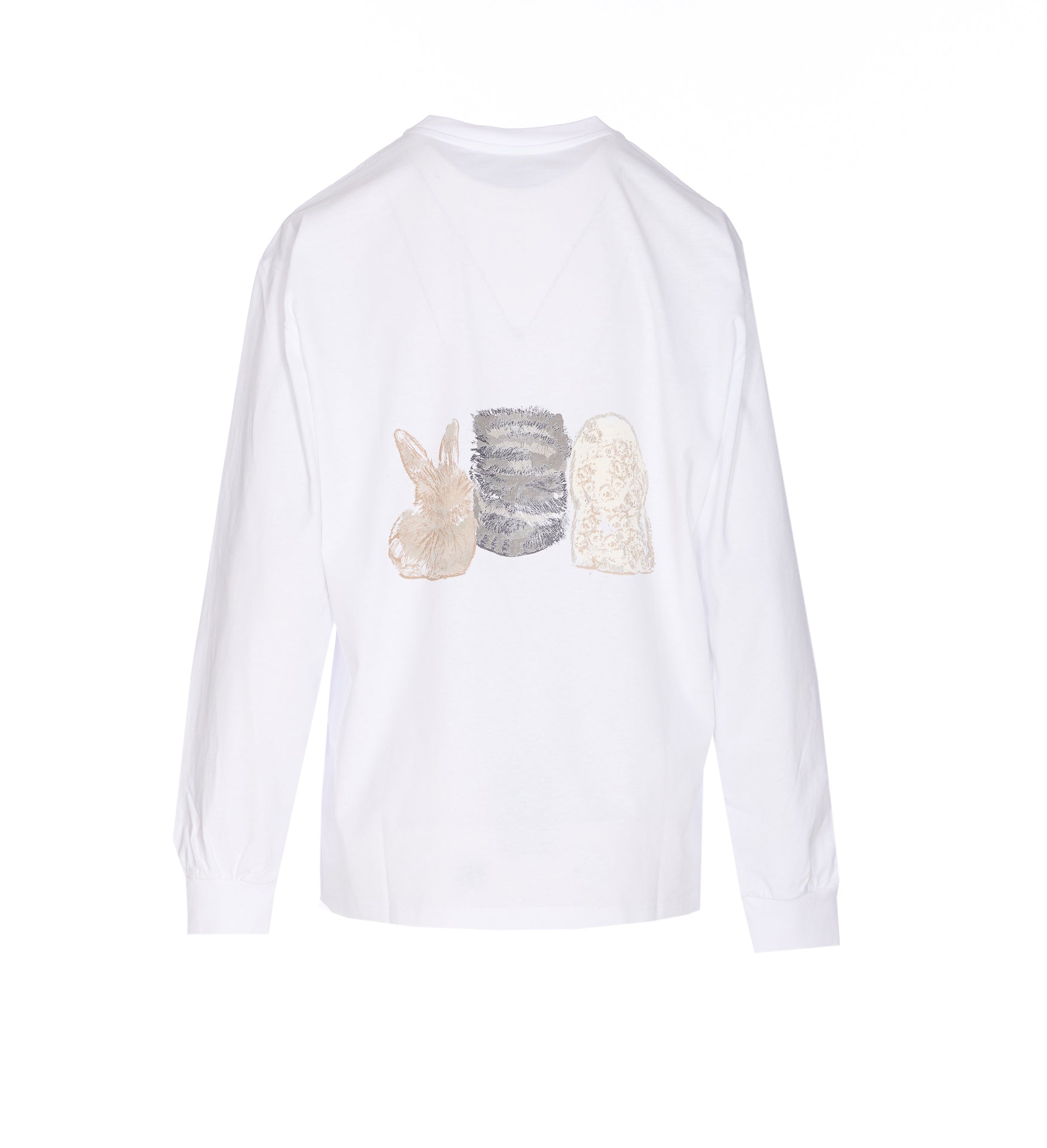 Ganni Sweaters White Organic Cotton