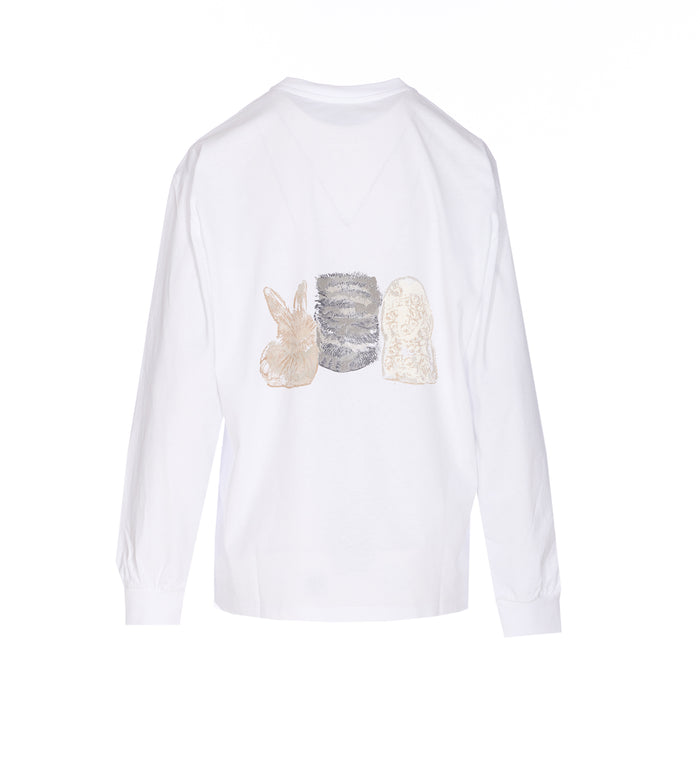 Ganni Sweaters White Organic Cotton