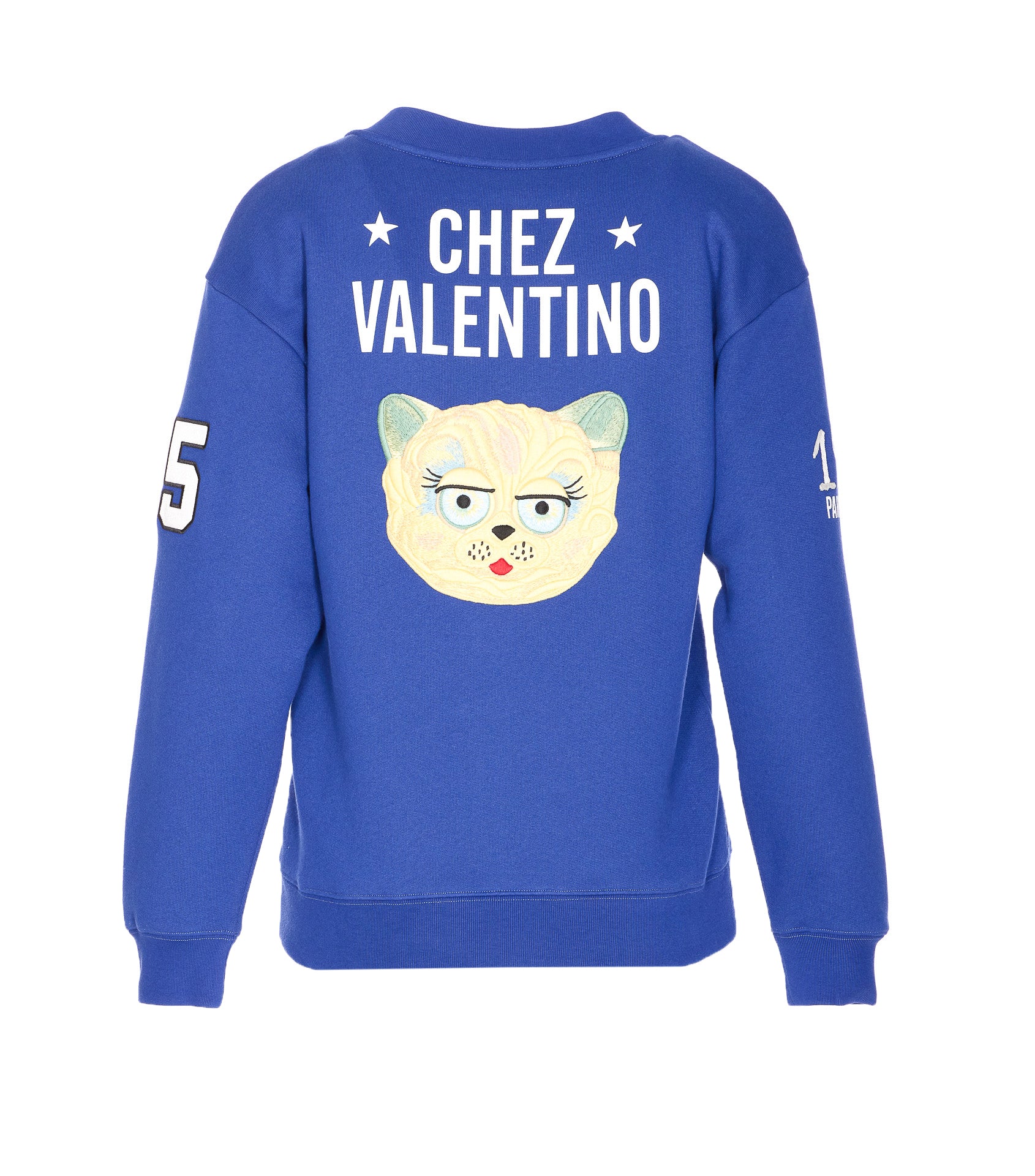 Valentino Garavani Sweaters Blue Cotton