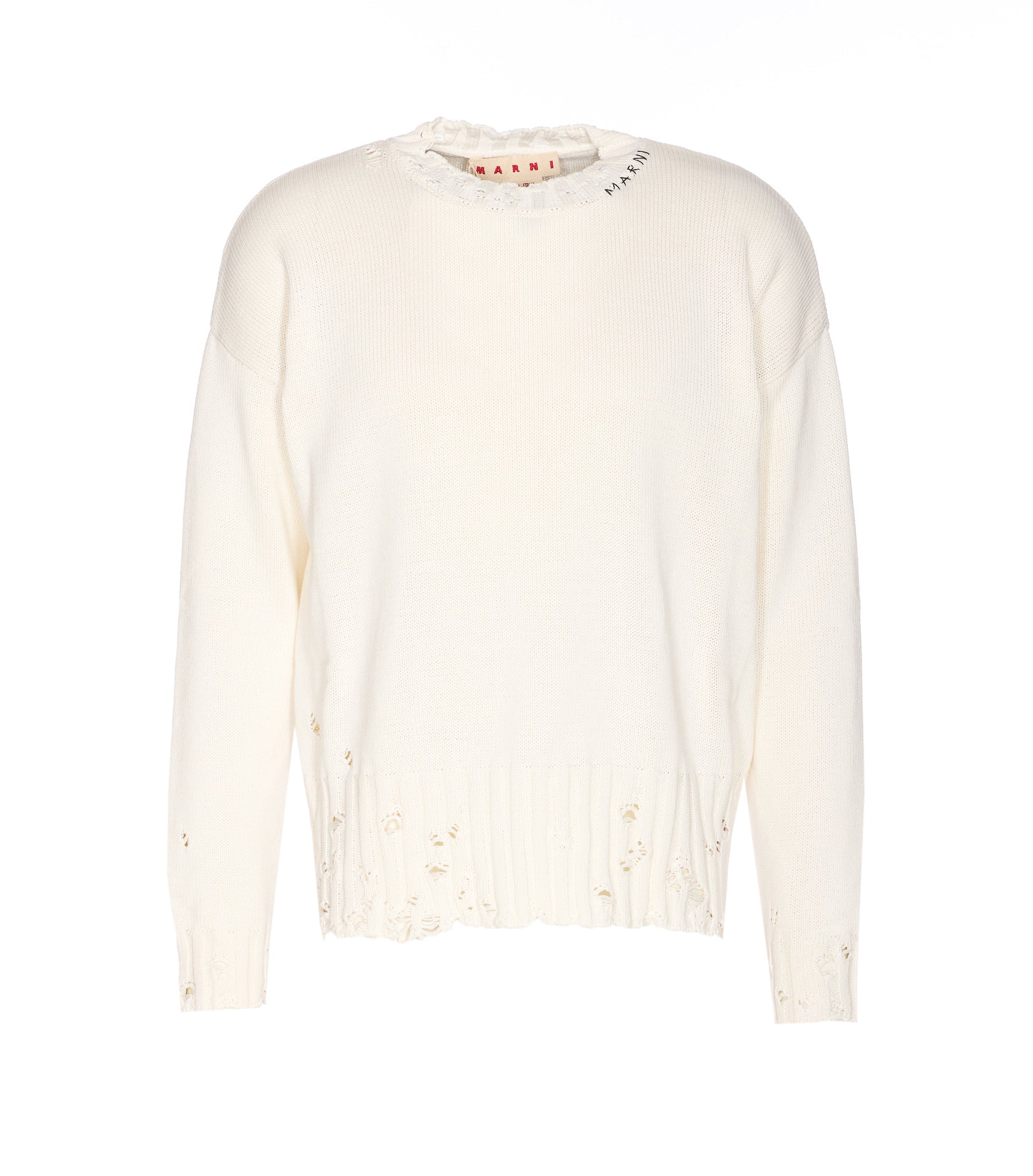 Marni Sweaters White Cotton
