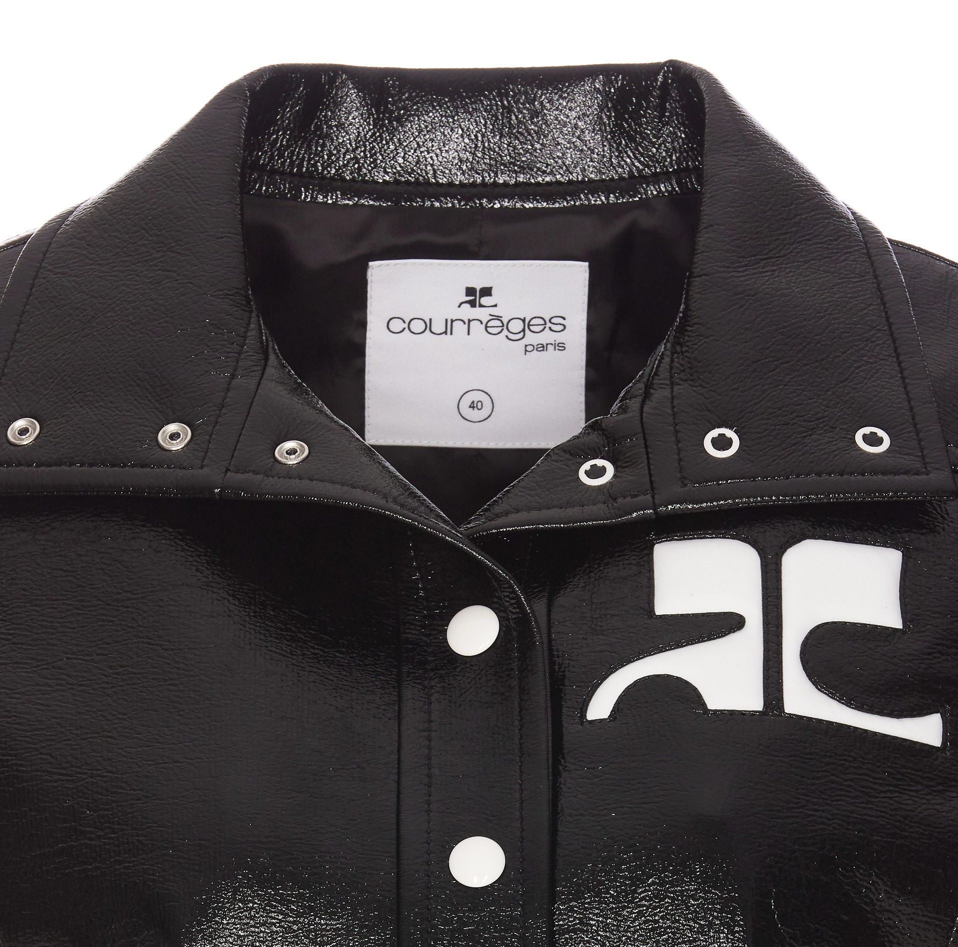 Courreges Jackets Black Cotton