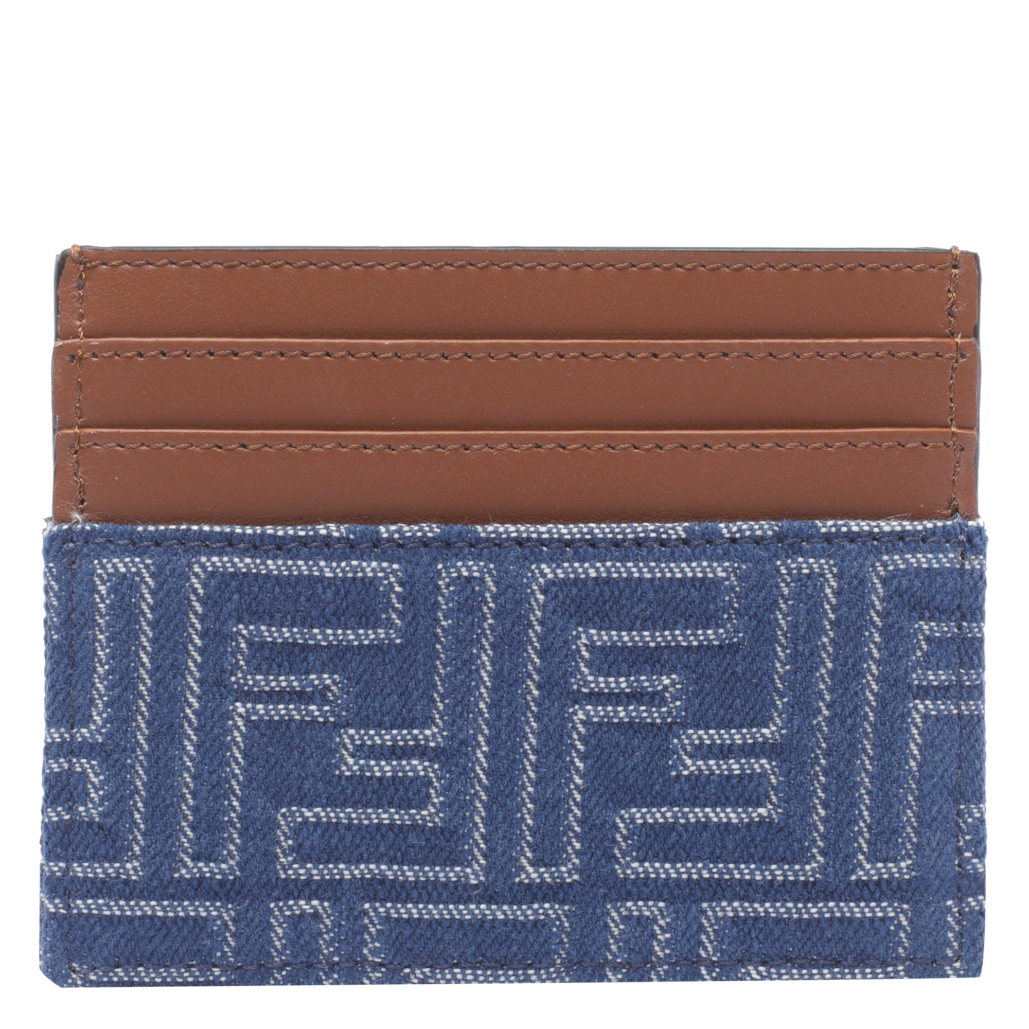 Fendi Bags Blue Fabric Calf Leather