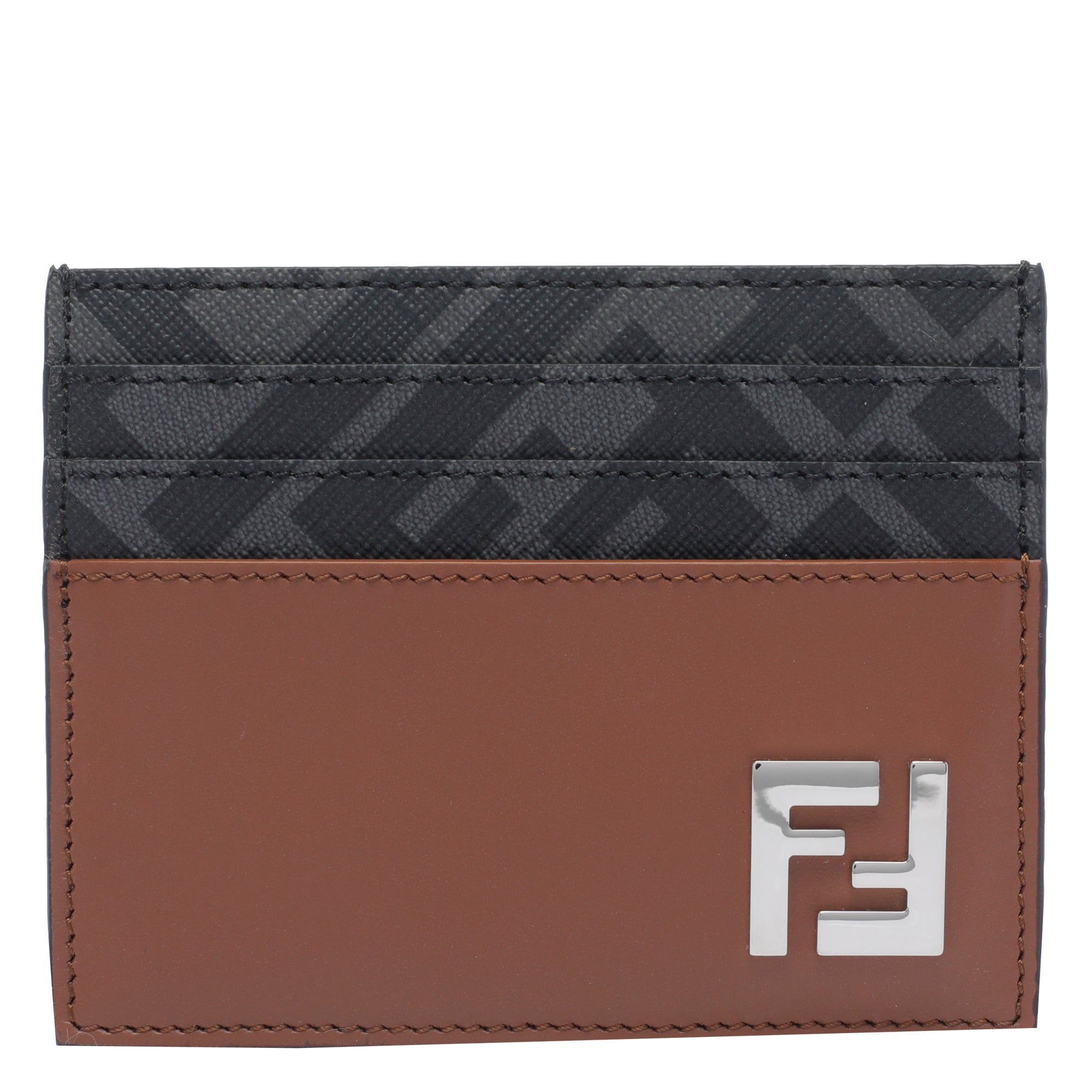 Fendi Bags Brown Fabric Calf Leather