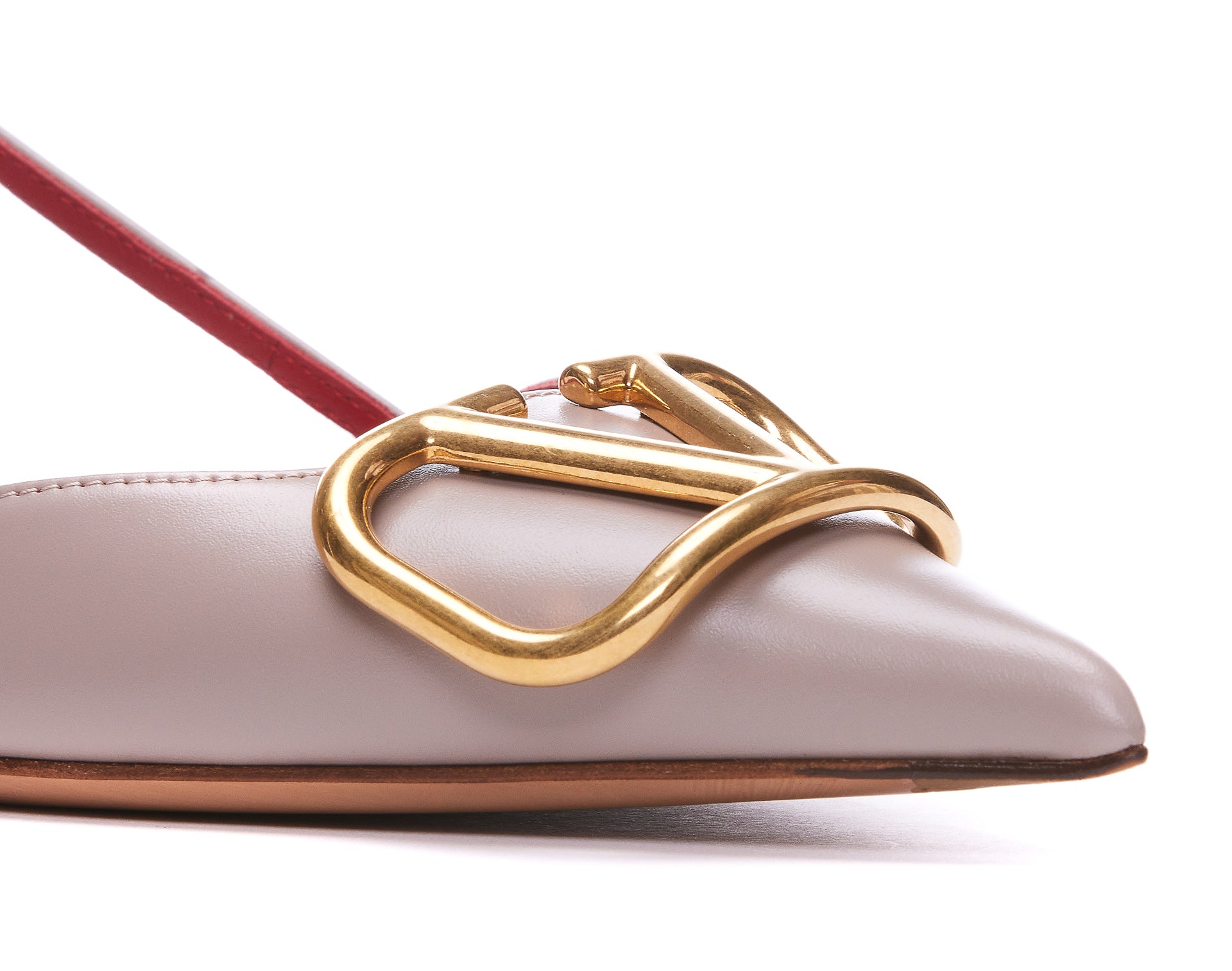 Valentino Garavani With Heel Pink Calf Leather/leather Sole