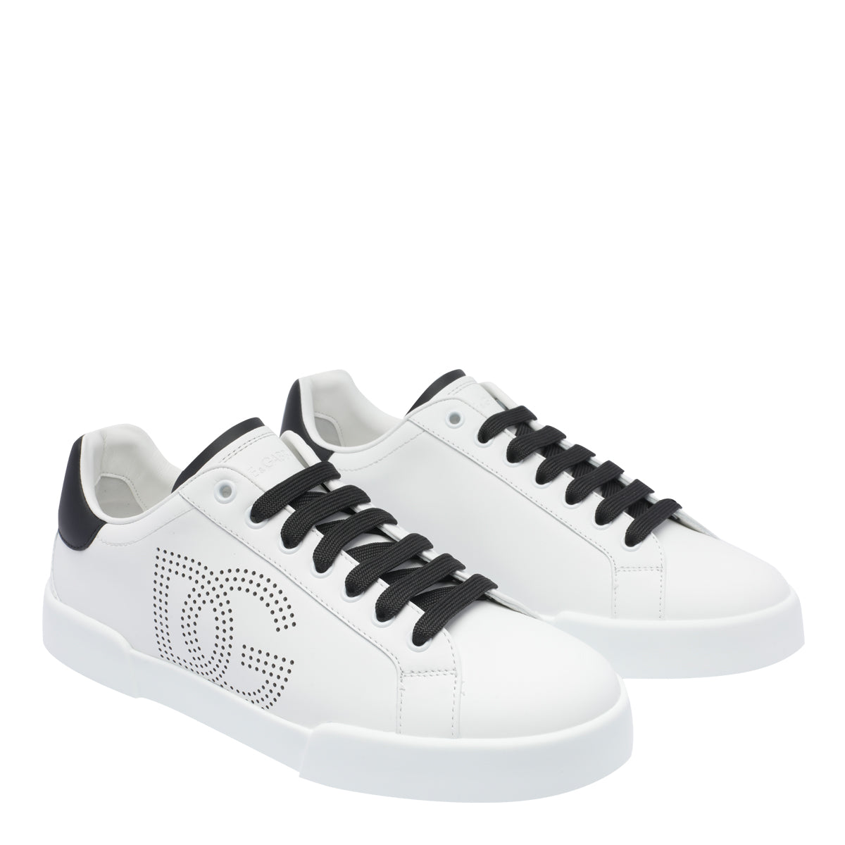Dolce & Gabbana Sneakers White Calf Leather/rubber Sole