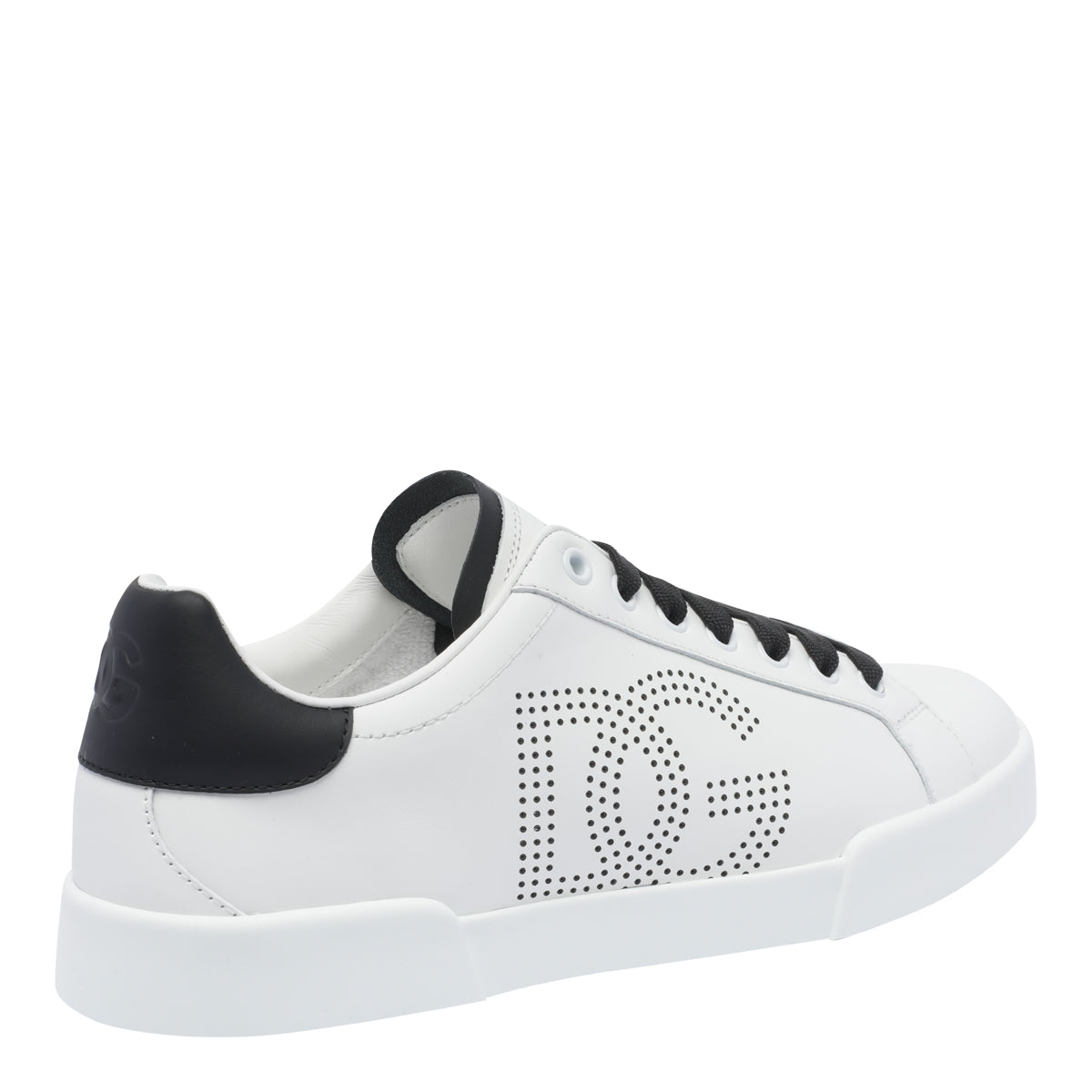 Dolce & Gabbana Sneakers White Calf Leather/rubber Sole