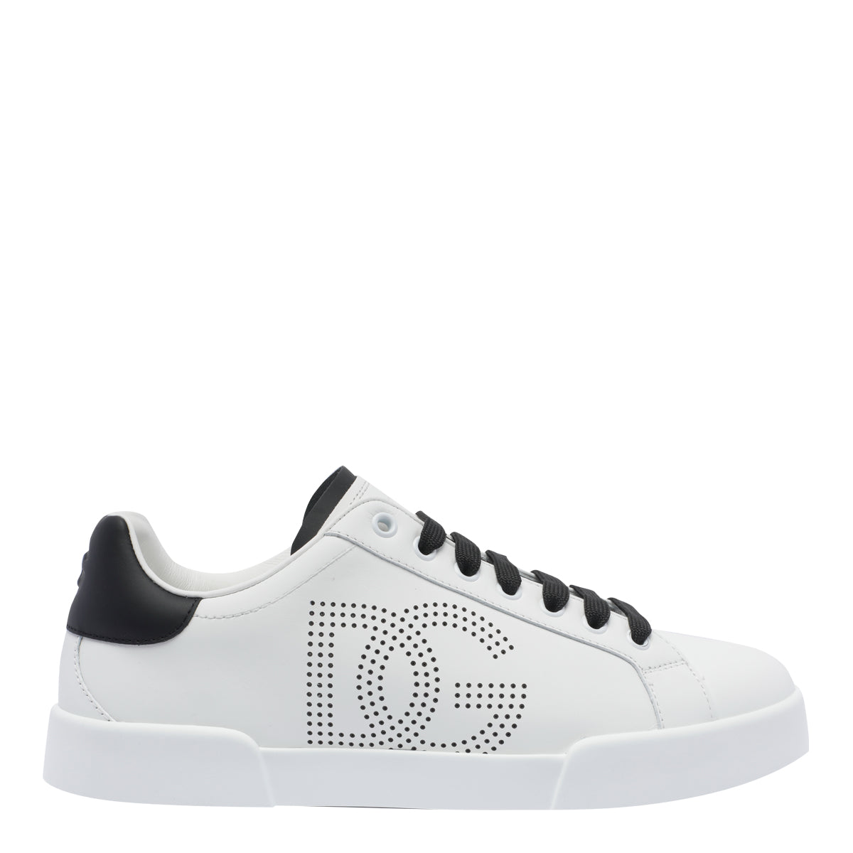 Dolce & Gabbana Sneakers White Calf Leather/rubber Sole