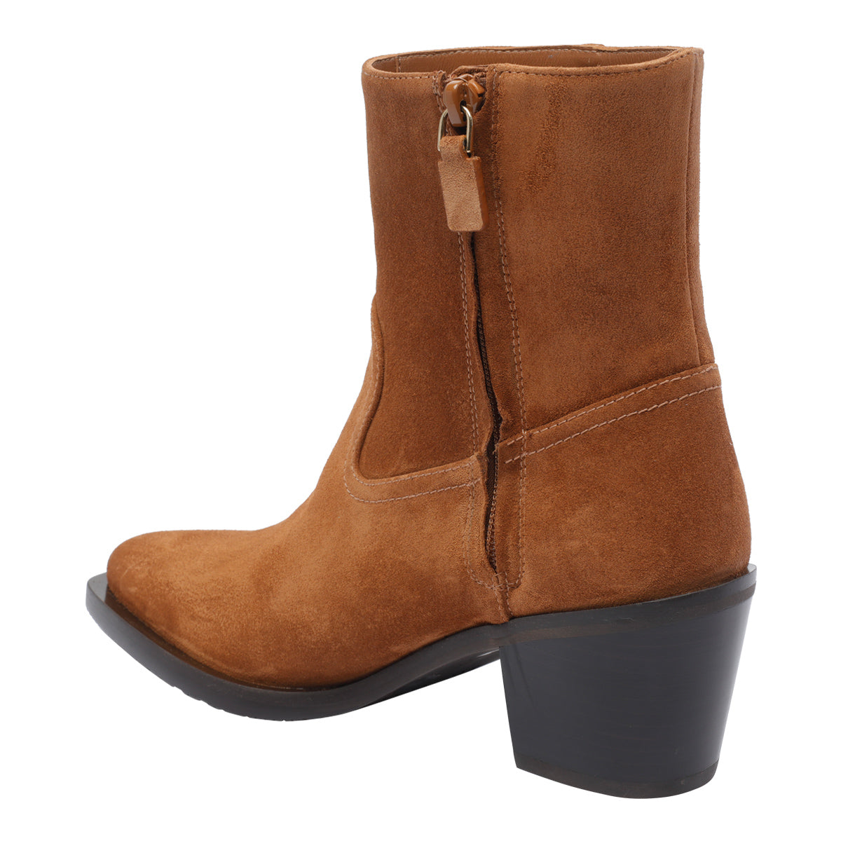 Stuart Weitzman Boots Brown Suede Leather/rubber Sole