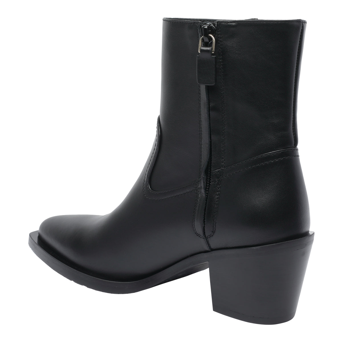 Stuart Weitzman Boots Black Calf Leather/rubber Sole