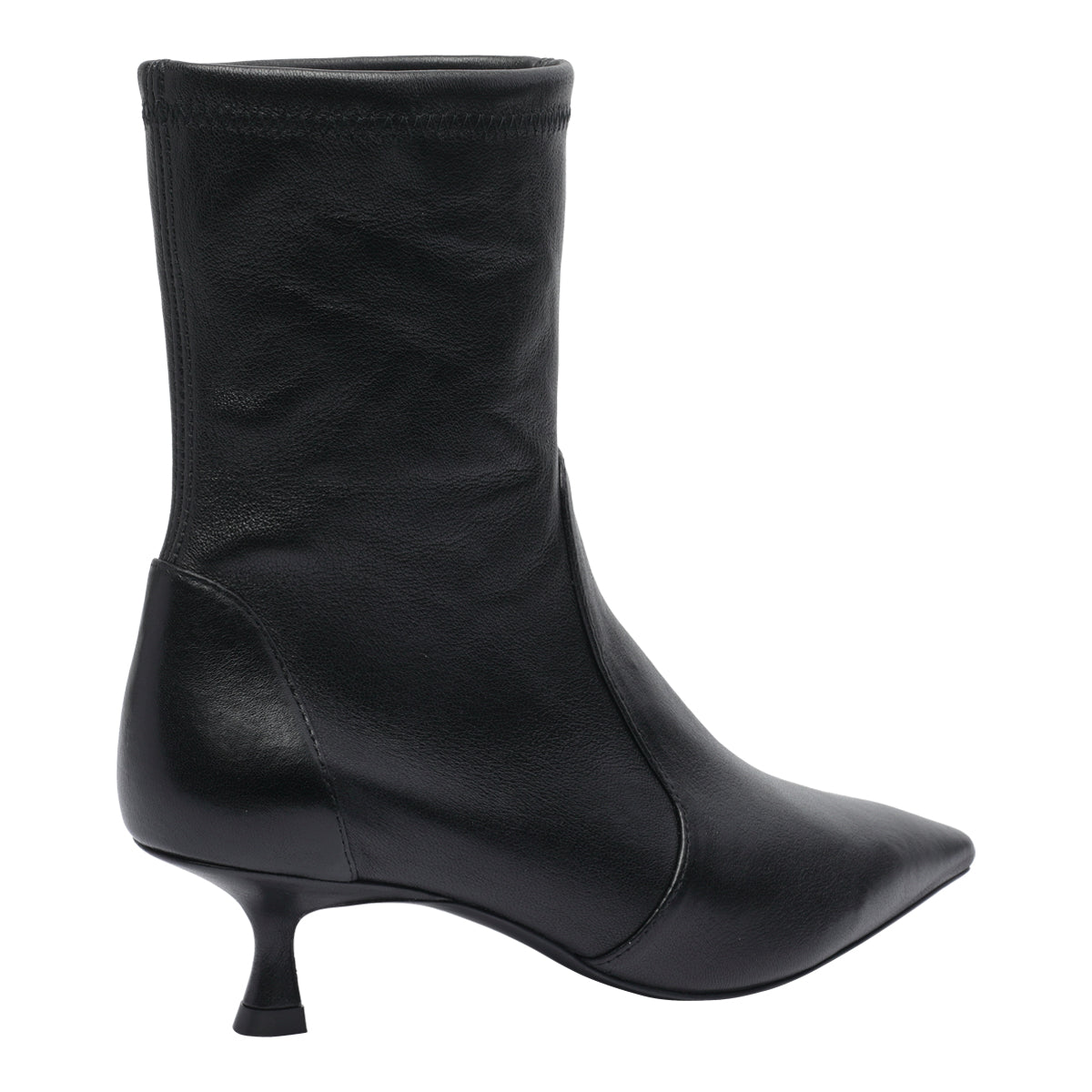 Stuart Weitzman Boots Black Calf Leather/leather Sole