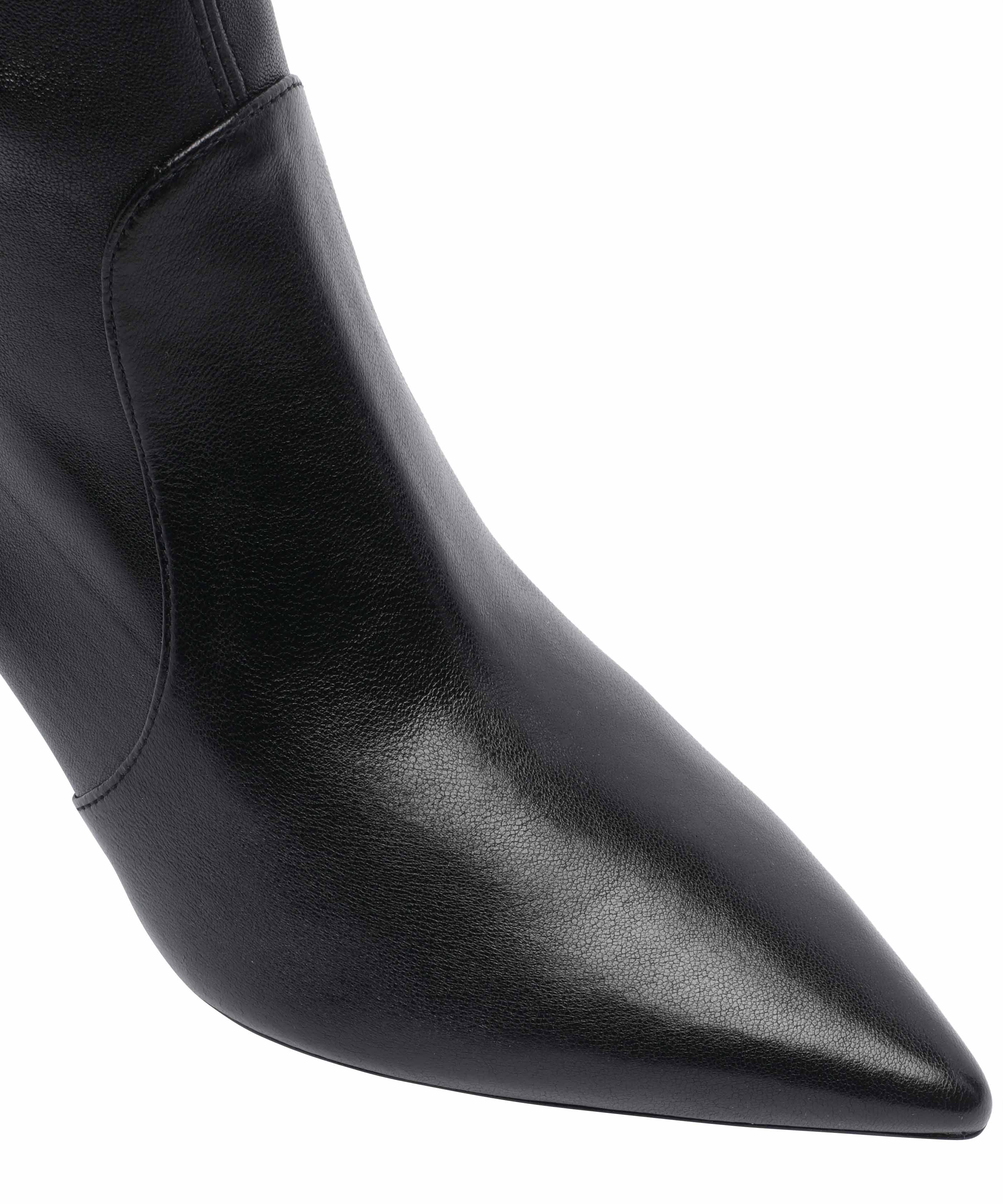 Stuart Weitzman Boots Black Calf Leather/leather Sole