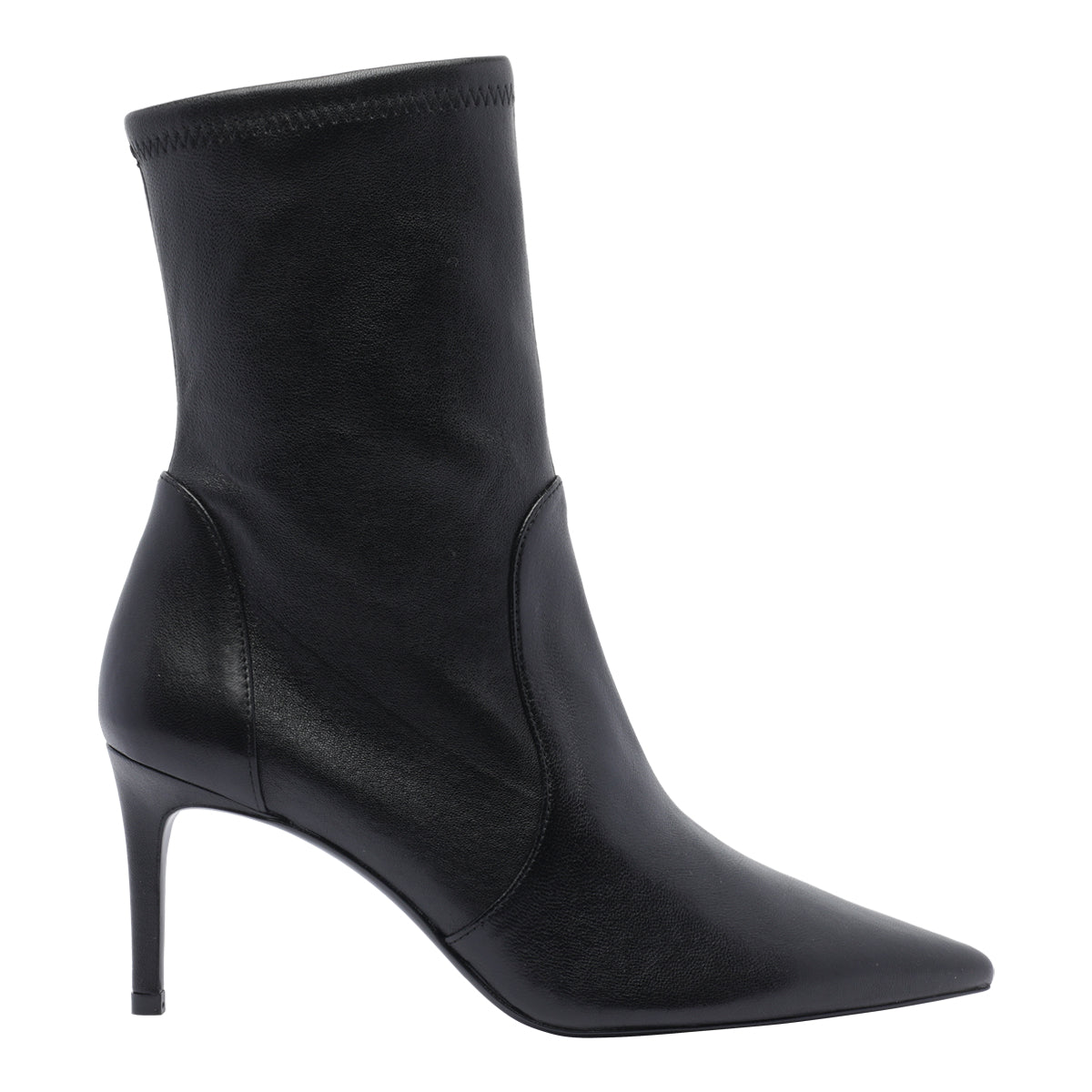 Stuart Weitzman Boots Black Calf Leather/leather Sole