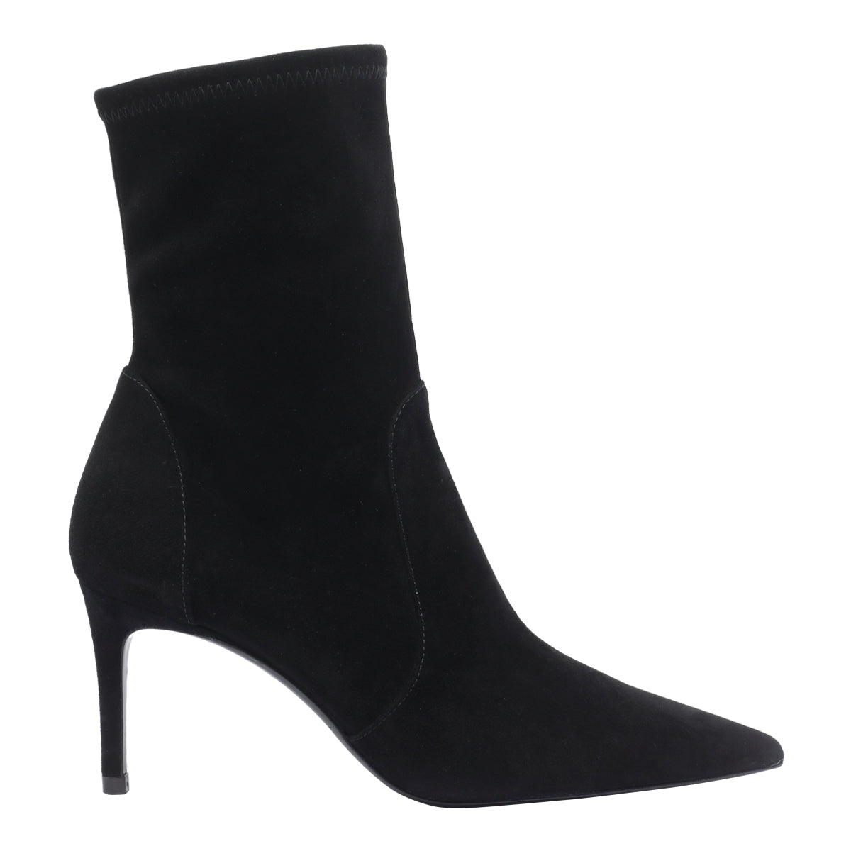 Stuart Weitzman Boots Black Suede Leather/leather Sole