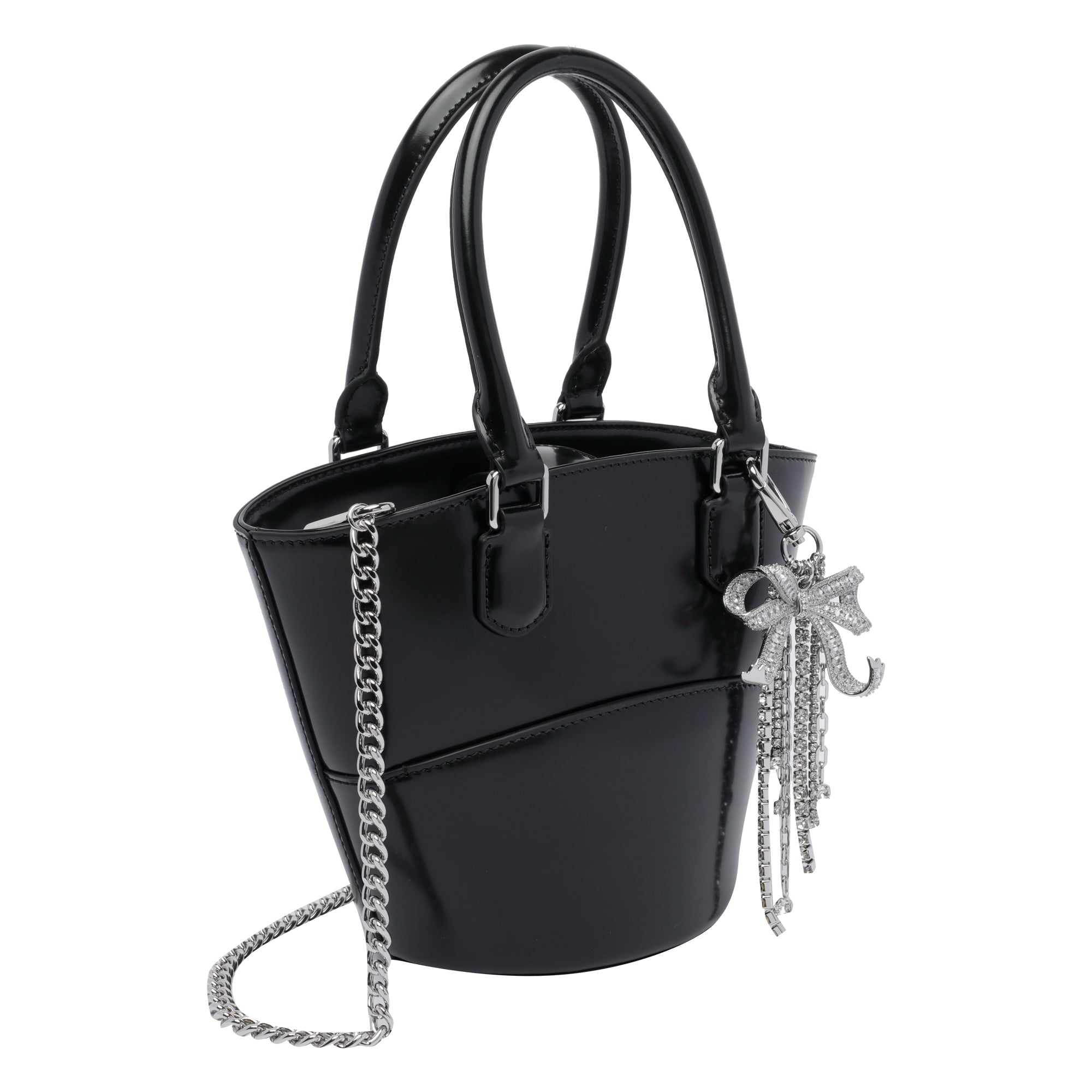 Self Portrait Bags Black Calf Leather