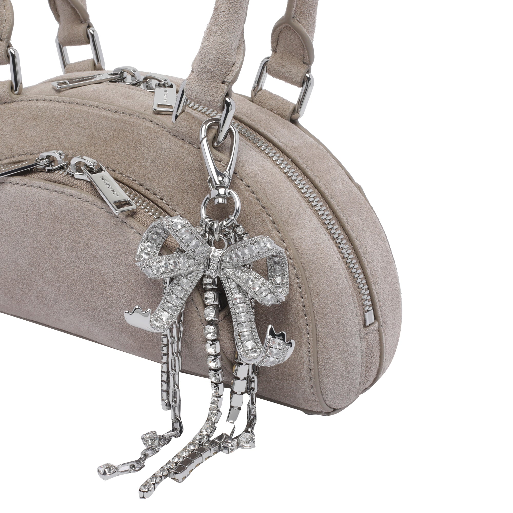 Self Portrait Bags Grey Calf Leather