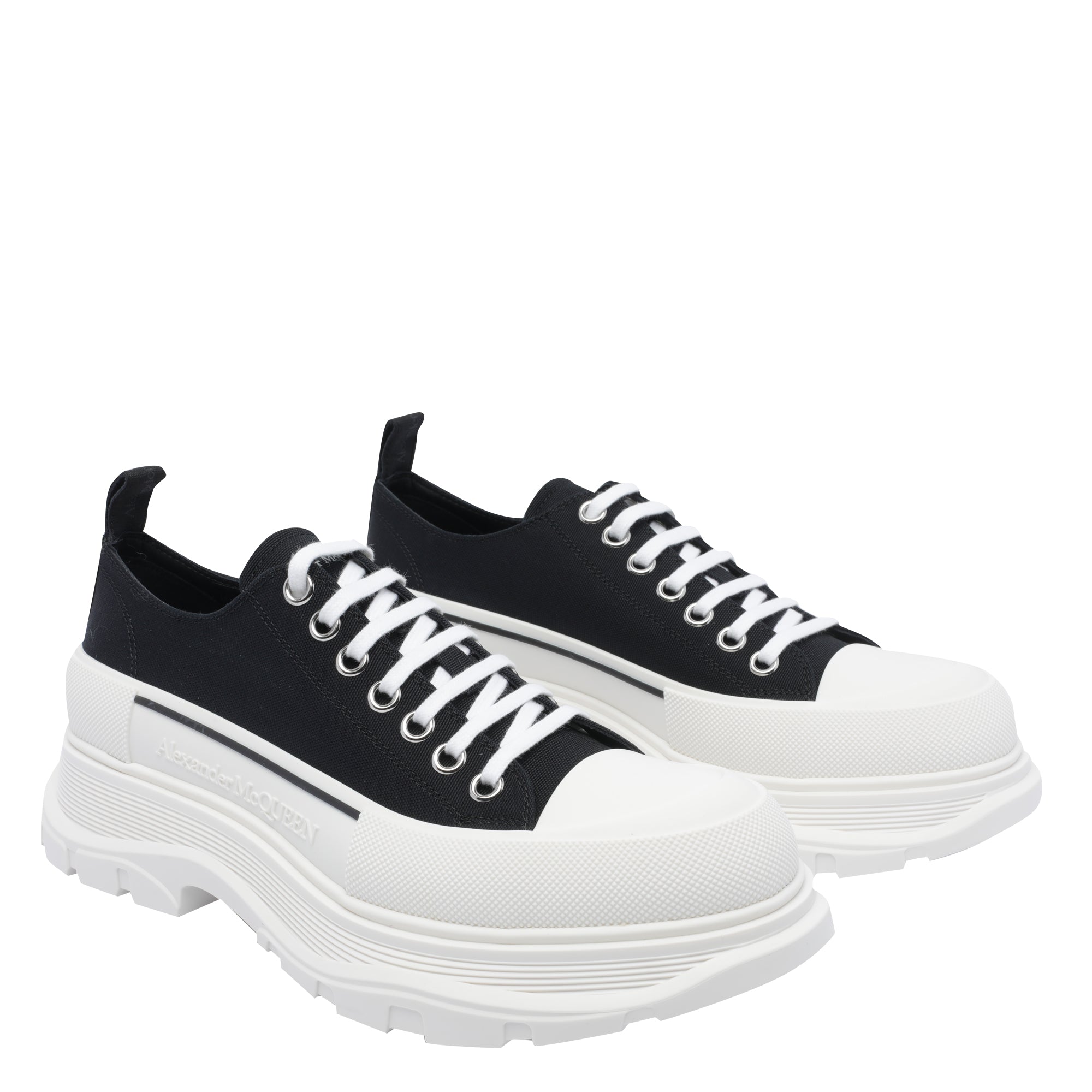 Alexander Mcqueen Sneakers Black Fabric/rubber Sole