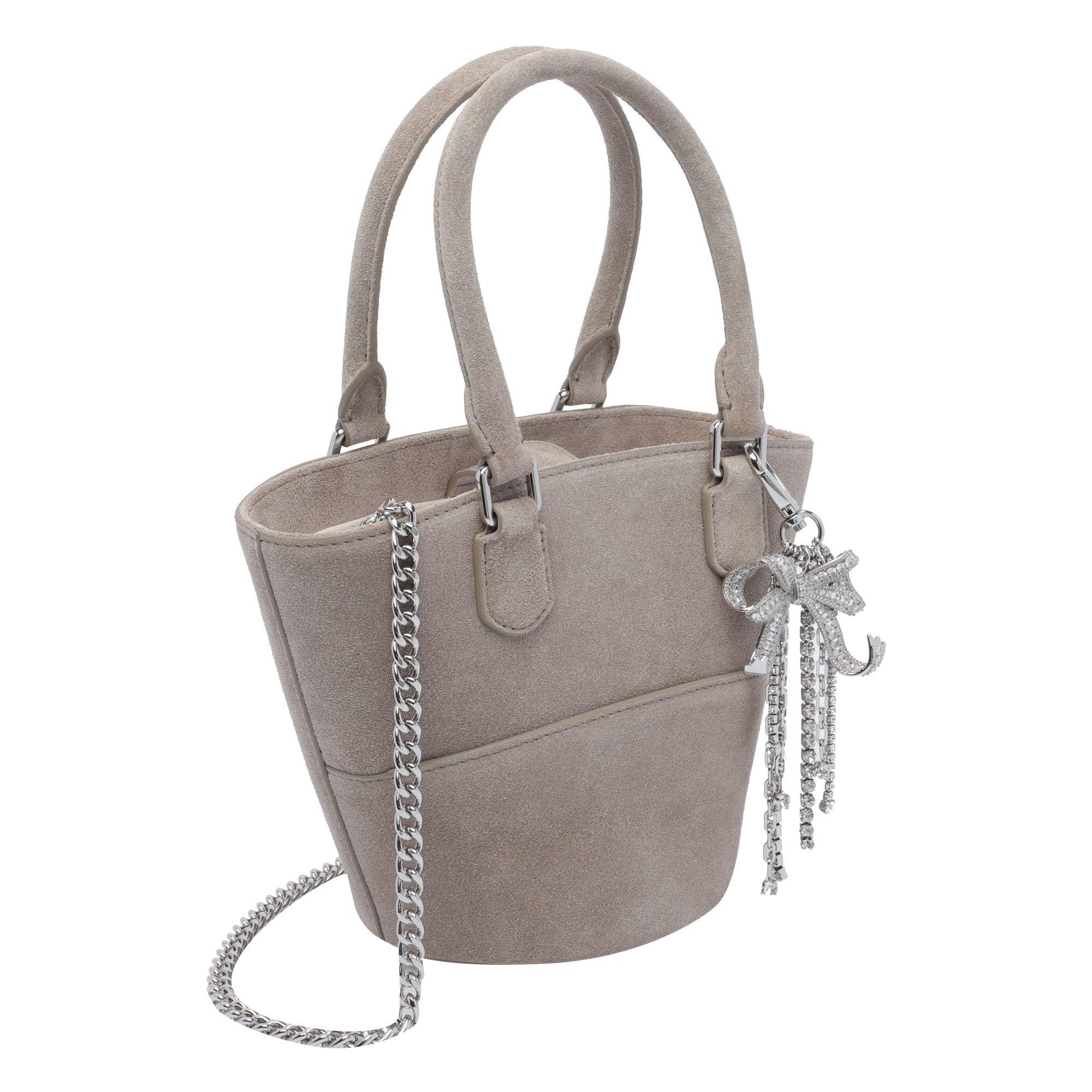 Self Portrait Bags Grey Calf Leather