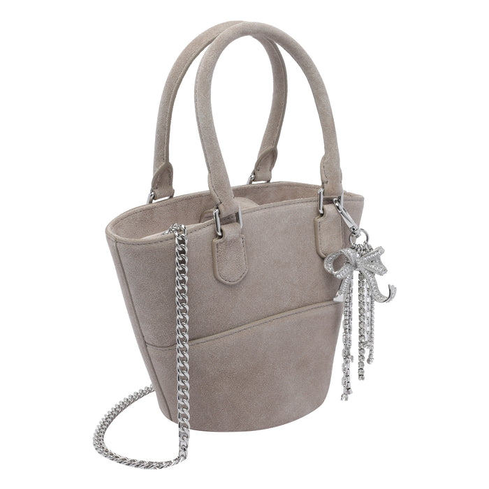 Self Portrait Bags Grey Calf Leather