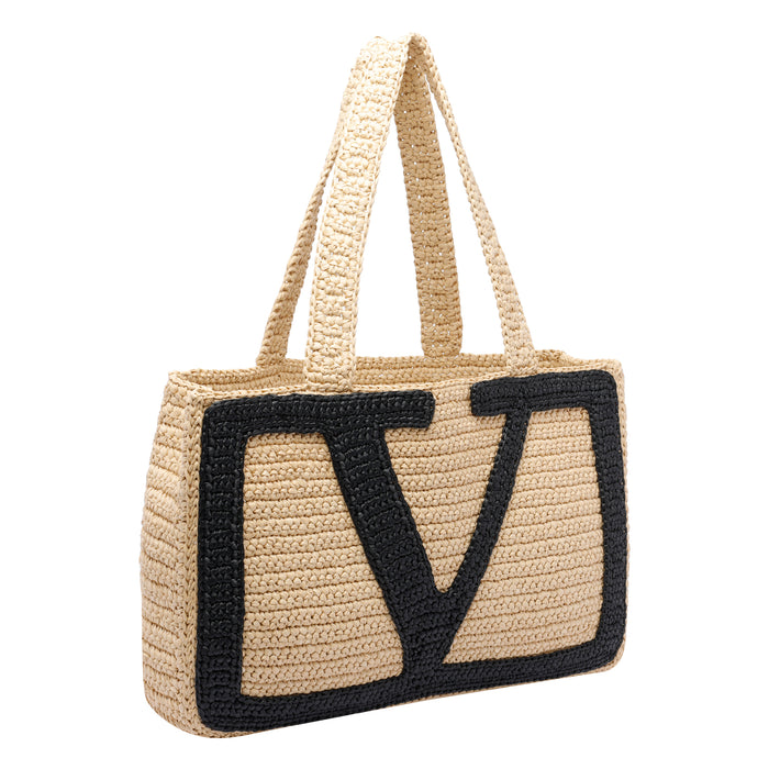 Valentino Garavani Bags Beige Raffia